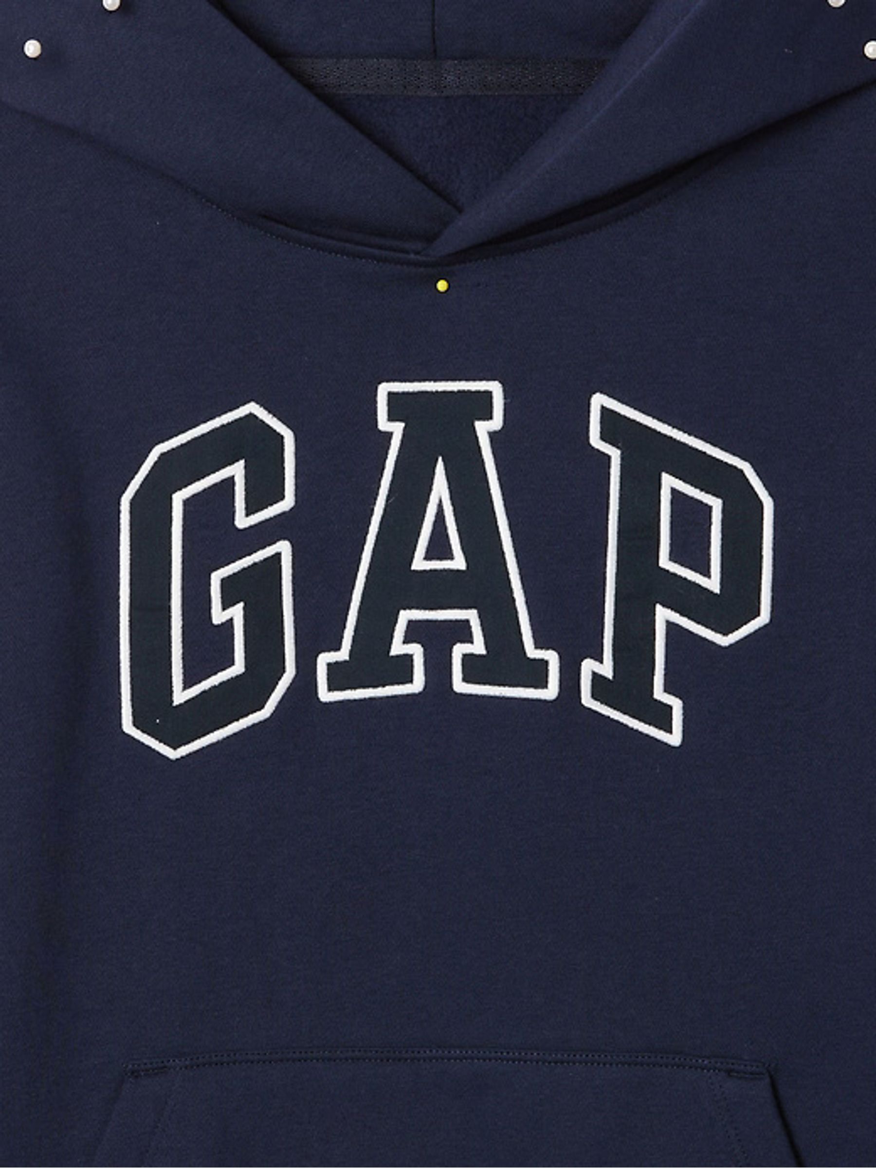 Navy Blue Logo Hoodie (4-13yrs) - Image 13 of 13