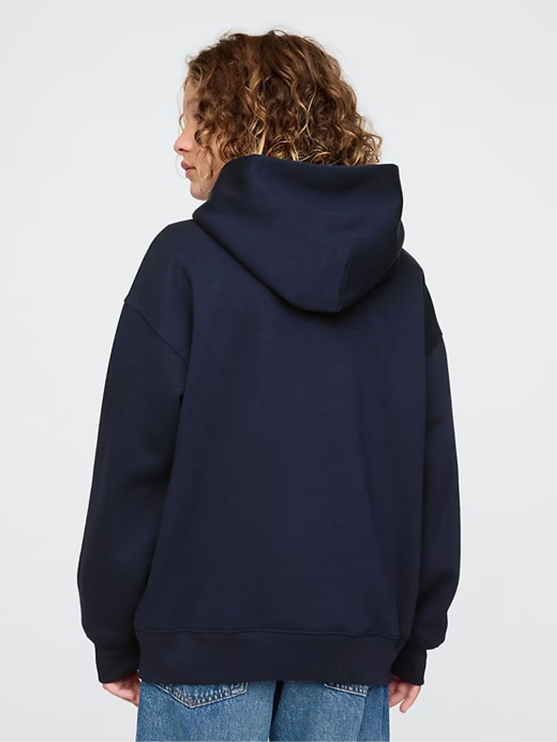 Navy Blue Logo Hoodie (4-13yrs) - Image 7 of 13