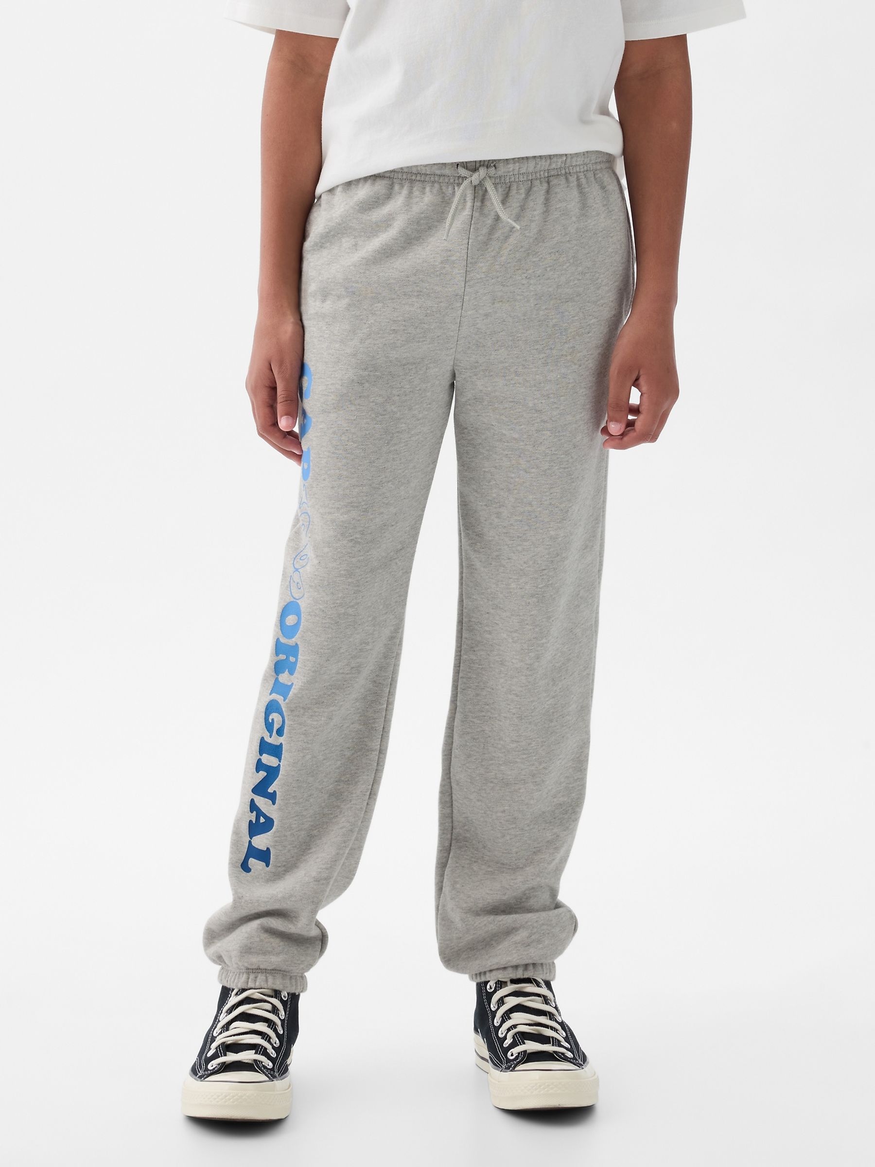 Grey 1969 Logo Pull On Joggers (4-13yrs) - Image 1 of 5