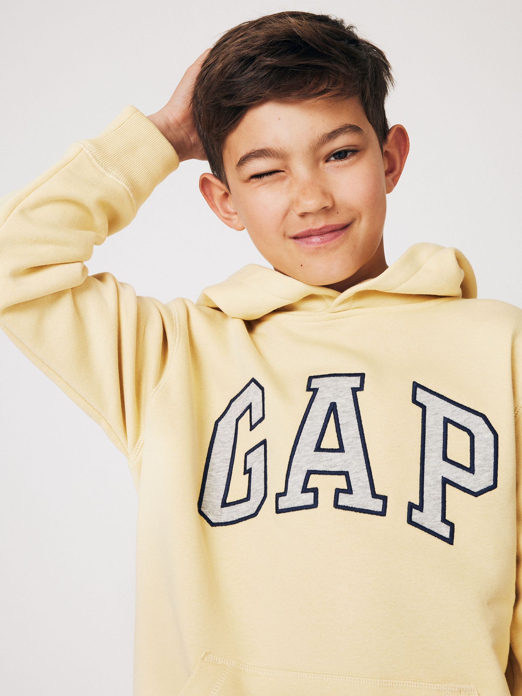 Yellow Logo Hoodie (4-13yrs) - Image 5 of 6