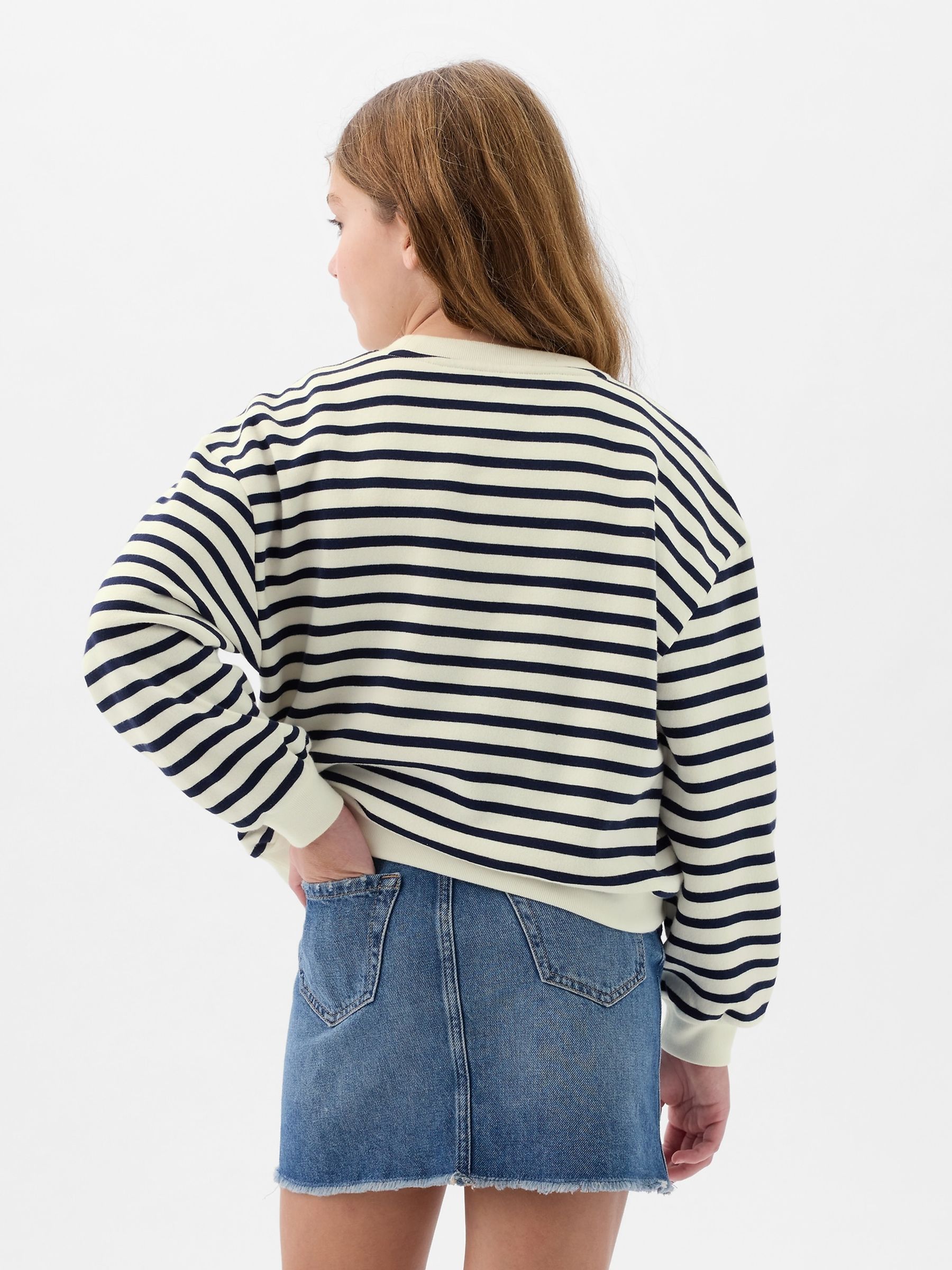 Blue Graphic Print Sweatshirt (4-13yrs) - Image 2 of 2