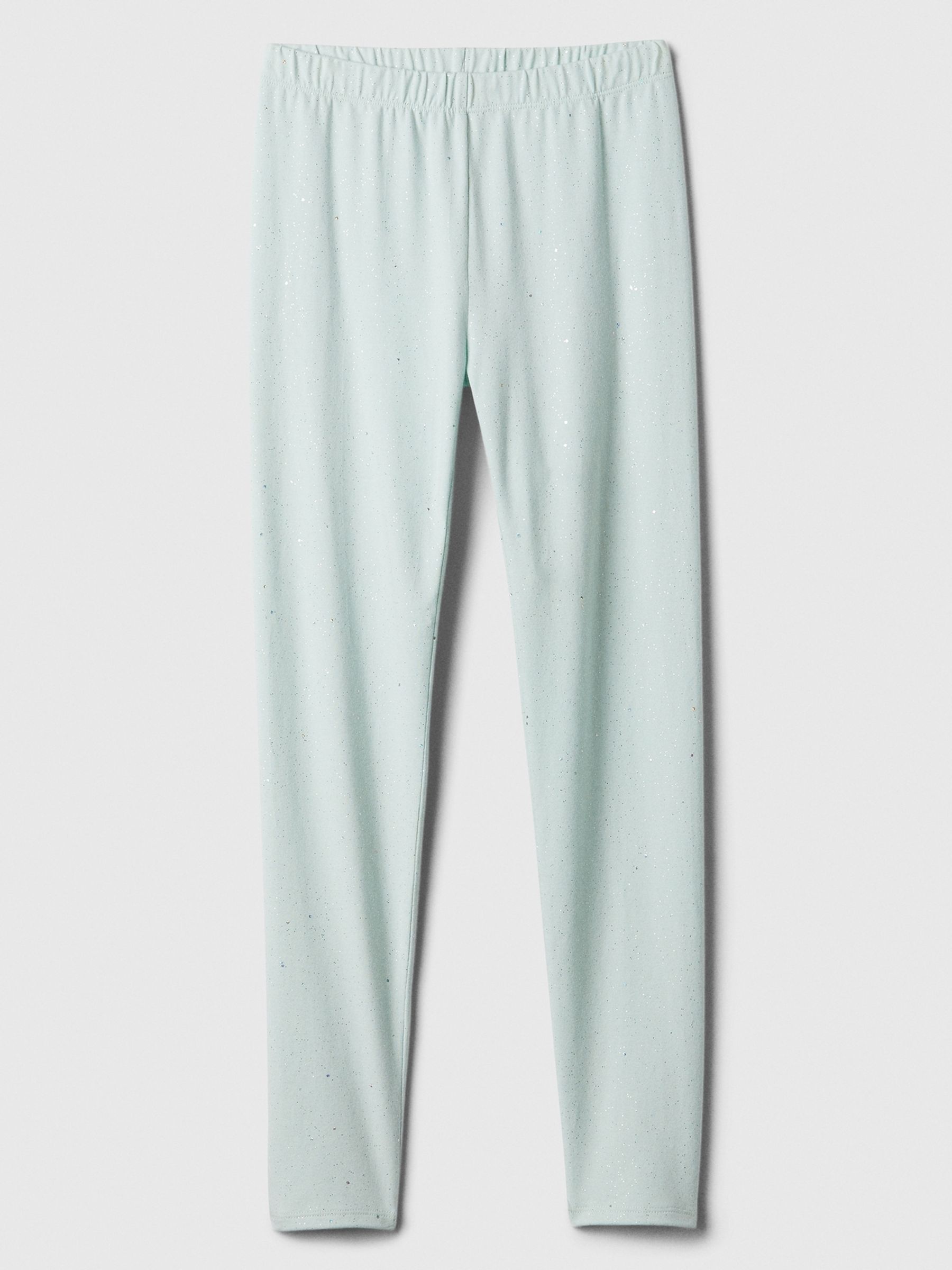 Green Stretch Jersey Print Leggings (4-13yrs) - Image 1 of 1 Green Stretch Jersey Print Leggings (4-13yrs) - Image 1 of 1