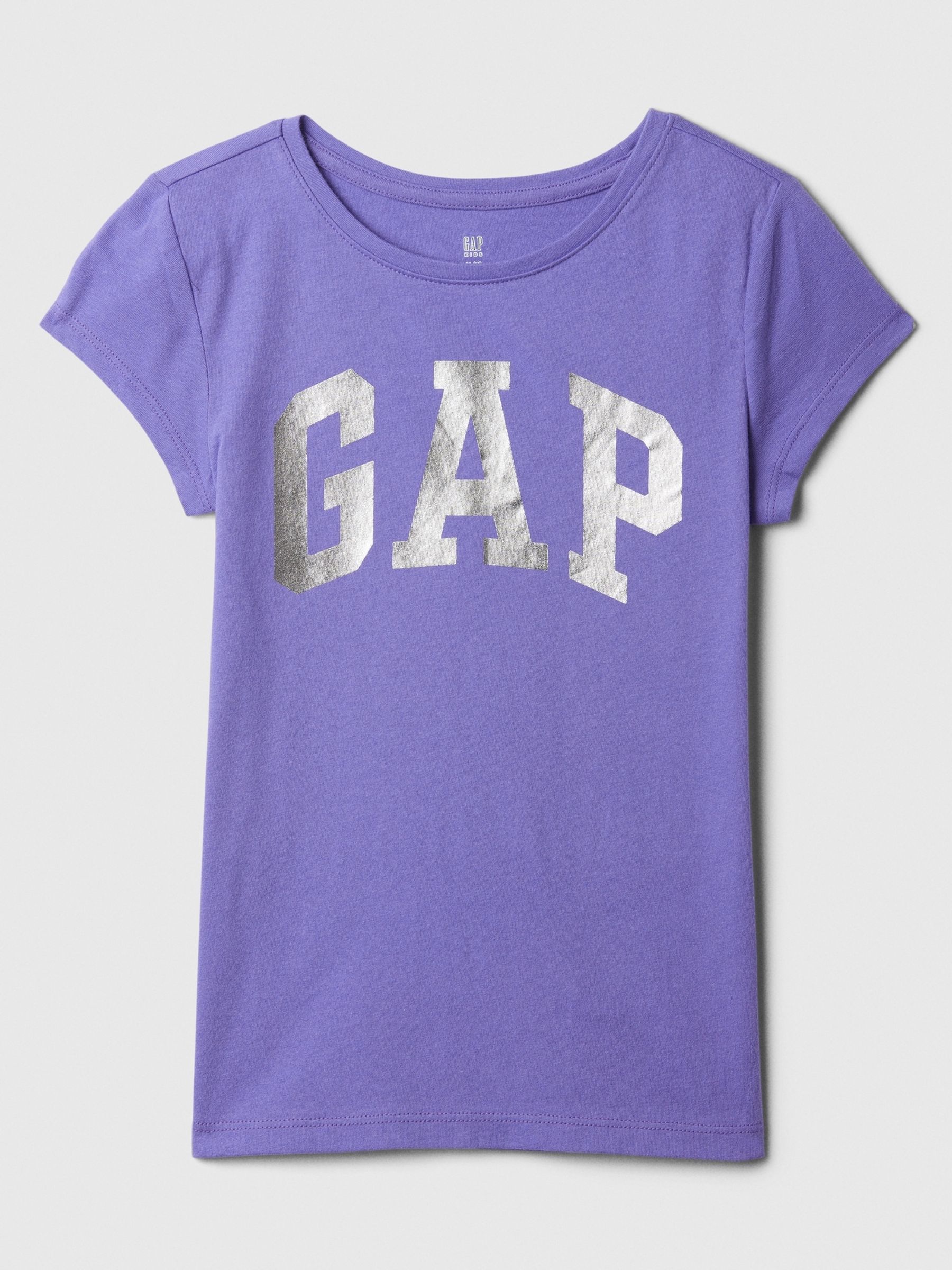 Purple Logo Graphic Short Sleeve Crew Neck T-Shirt (4-13yrs) - Image 1 of 1