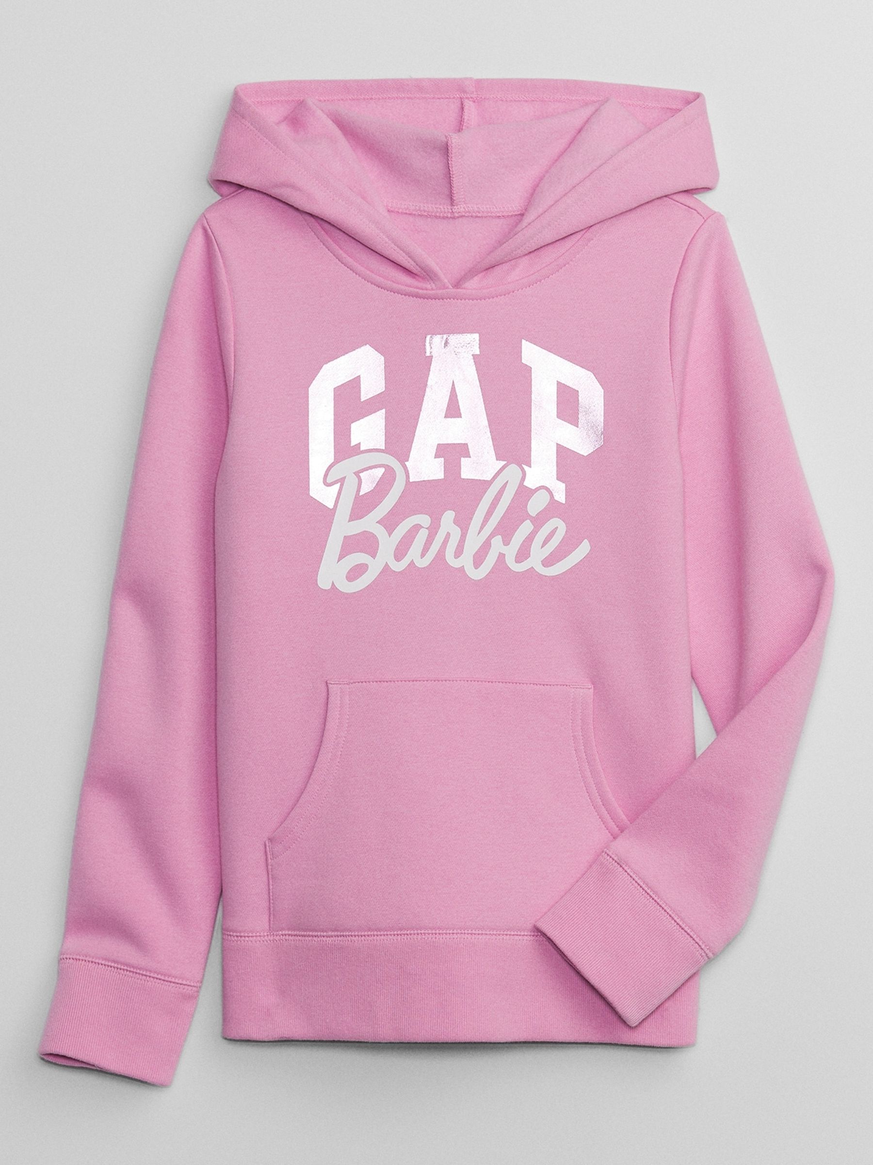 Pink Barbie Logo Hoodie (4-13yrs) - Image 1 of 1