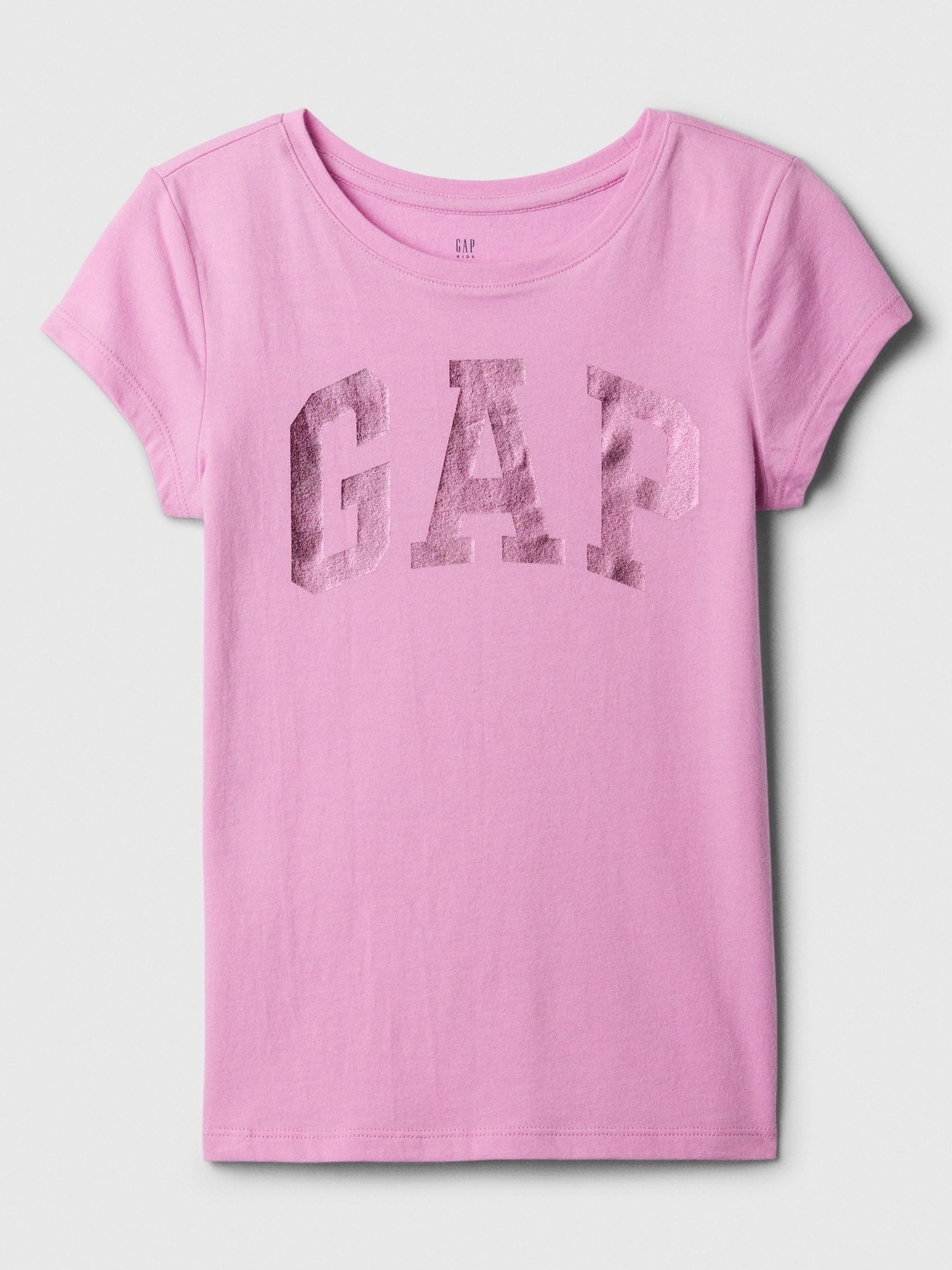Pink Logo Graphic Short Sleeve Crew Neck T-Shirt (4-13yrs) - Image 1 of 2