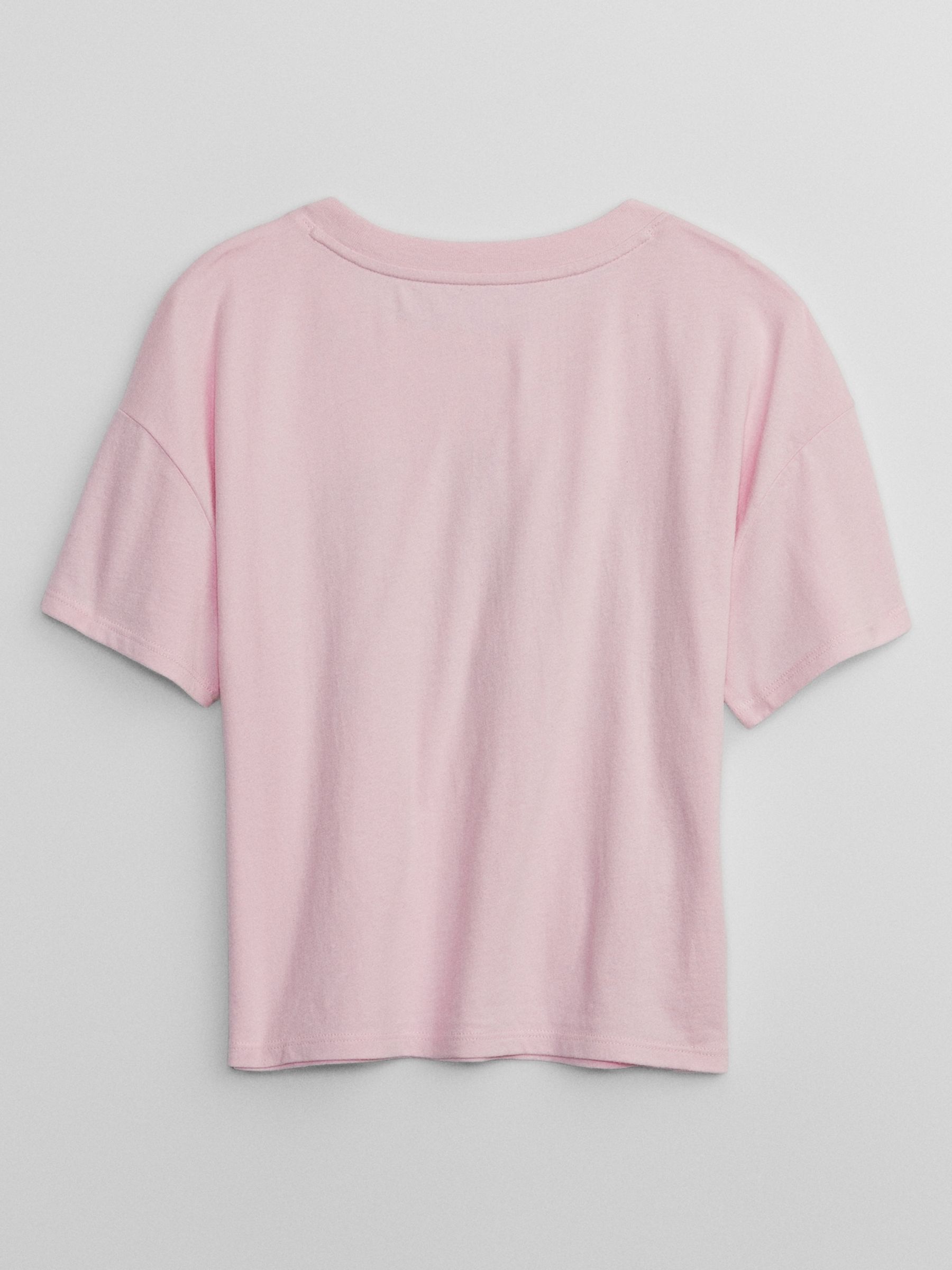Pink Barbie Logo Short Sleeve Crew Neck T-Shirt (4-13yrs) - Image 2 of 2