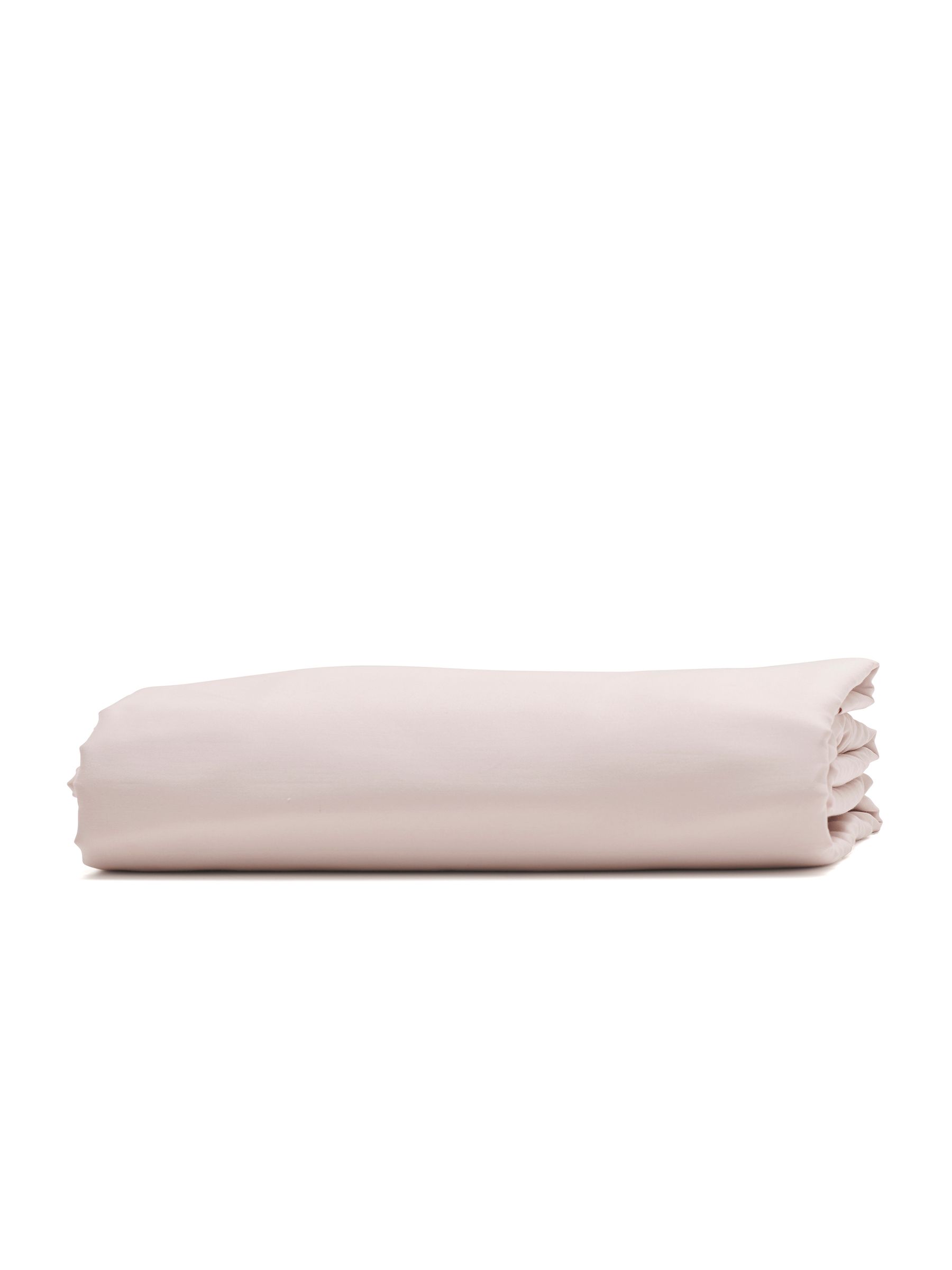Bedfolk Pink 100% Cotton Luxe Fitted Sheet - Image 1 of 4