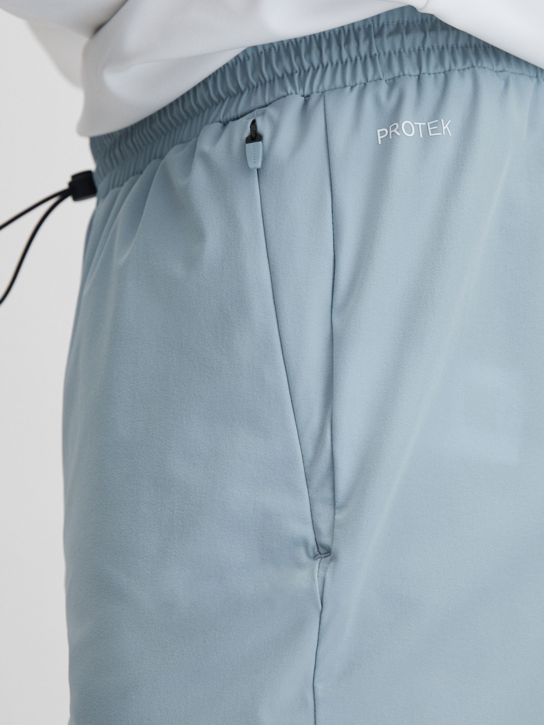 Castore Water Repellent Track Joggers in Blue Silver - Image 7 of 8