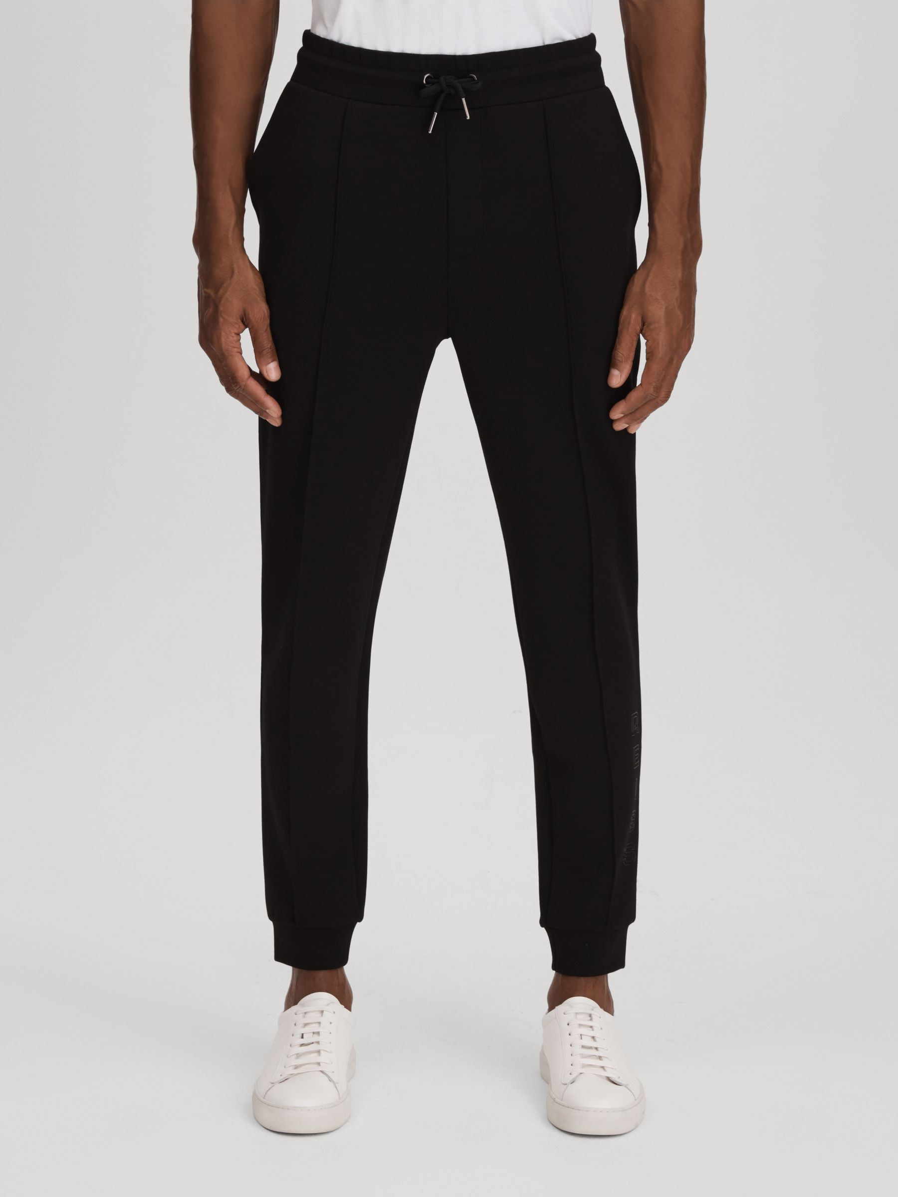 Interlock Jersey Joggers in Black - Image 1 of 7