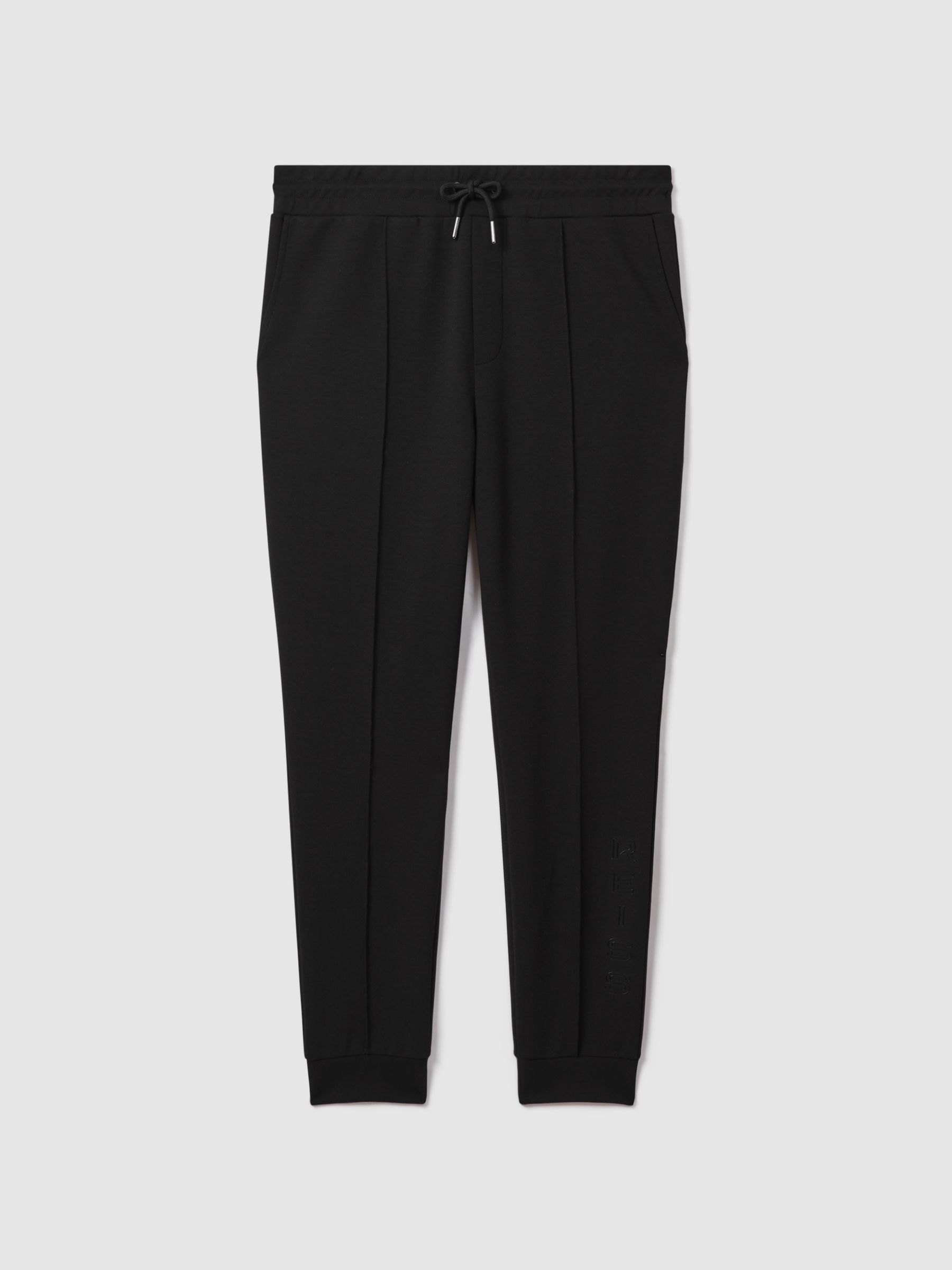 Interlock Jersey Joggers in Black - Image 2 of 7