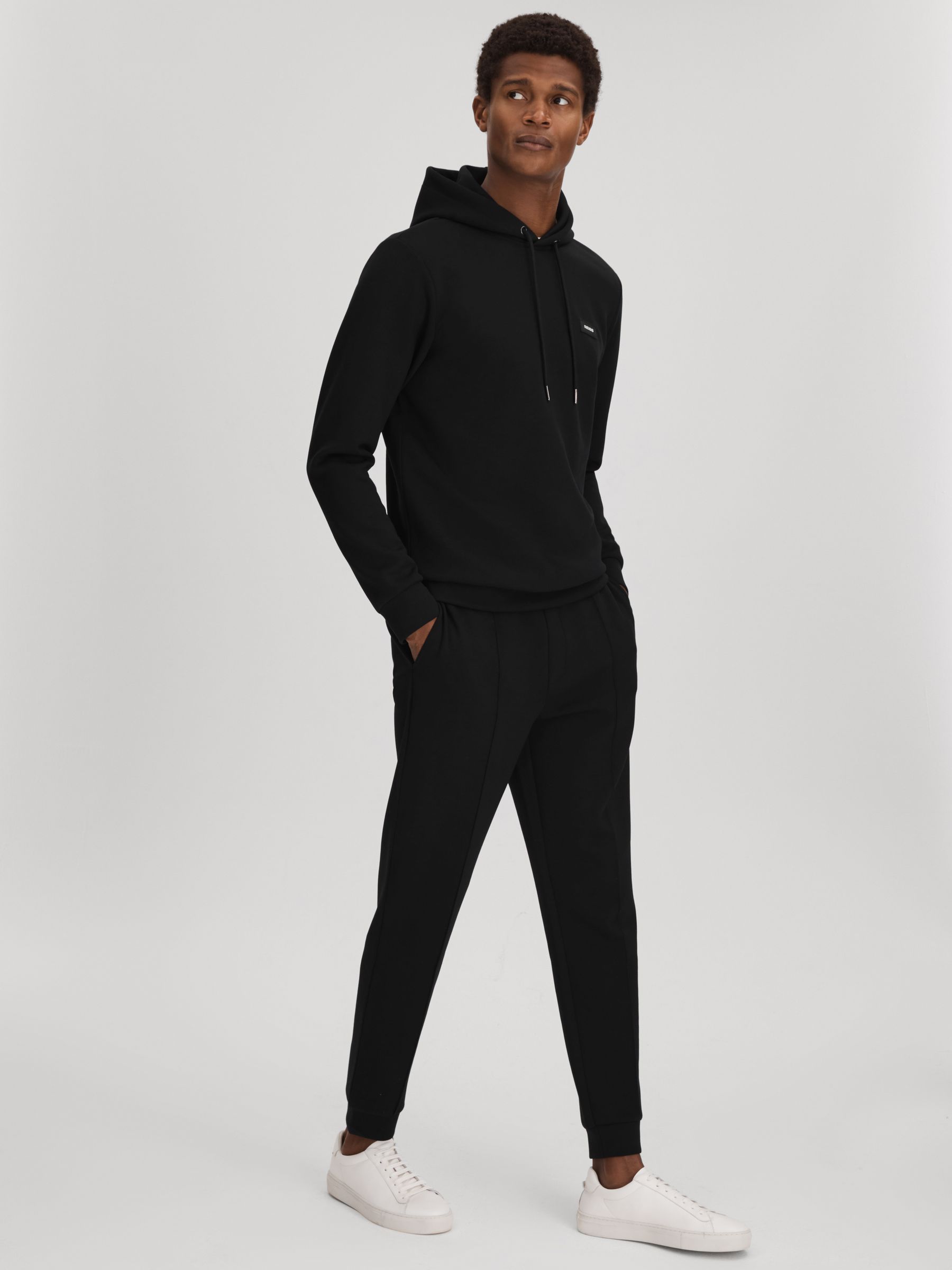 Interlock Jersey Joggers in Black - Image 3 of 7