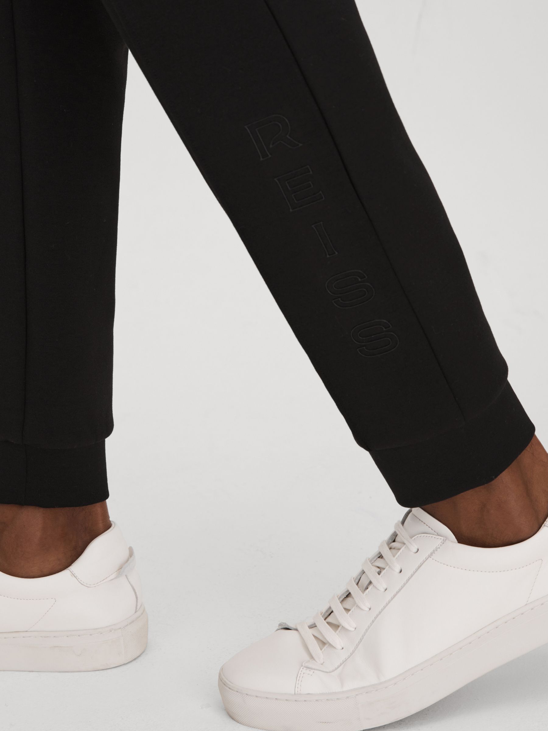Interlock Jersey Joggers in Black - Image 5 of 7