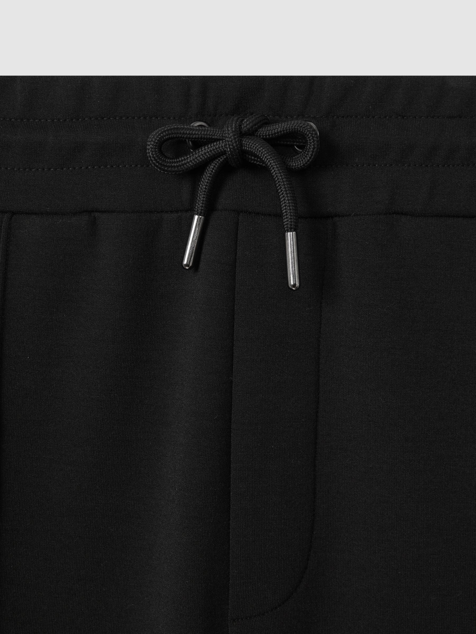 Interlock Jersey Joggers in Black - Image 7 of 7