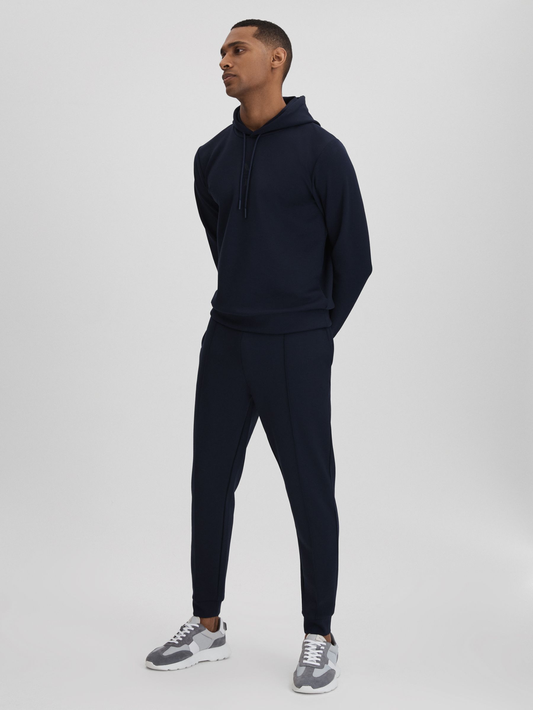 Castore Jersey Tapered Joggers in Midnight Navy - Image 3 of 6
