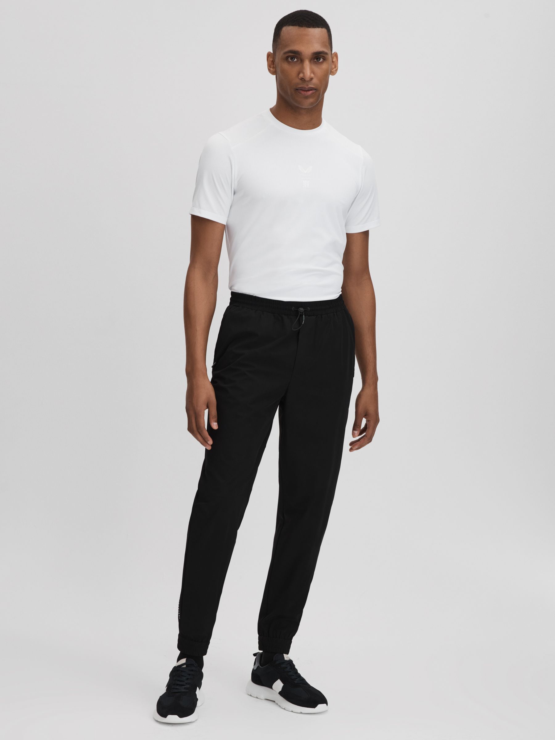 Castore Water Repellent Track Joggers in Onyx Black - Image 6 of 8