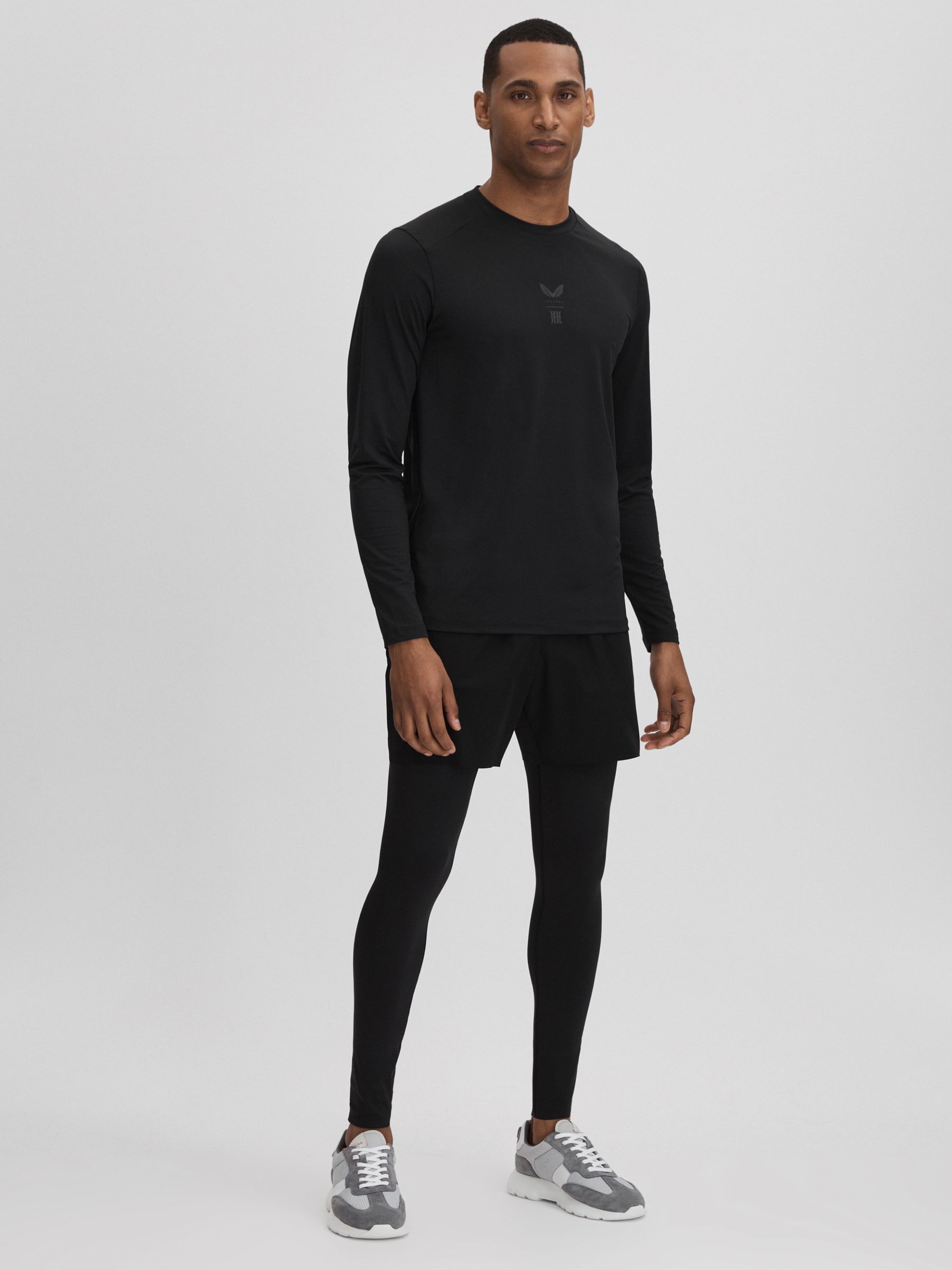 Holt Castore Performance Leggings in Onyx Black - Image 3 of 8