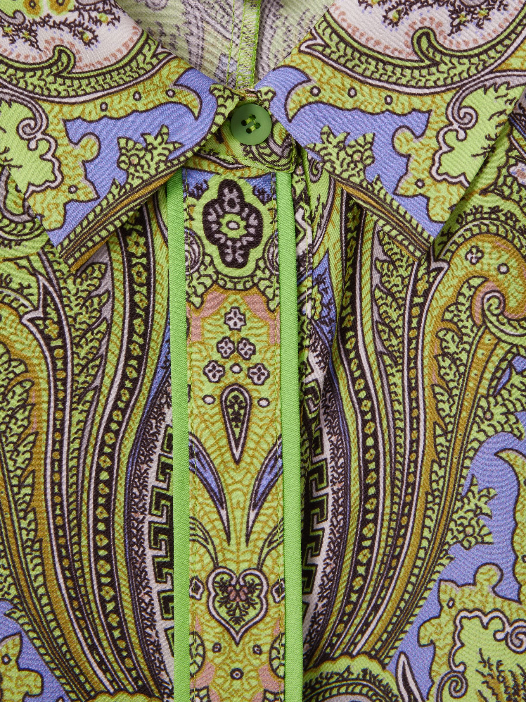 Florere Printed Cropped Top in Lime/Green - Image 7 of 7