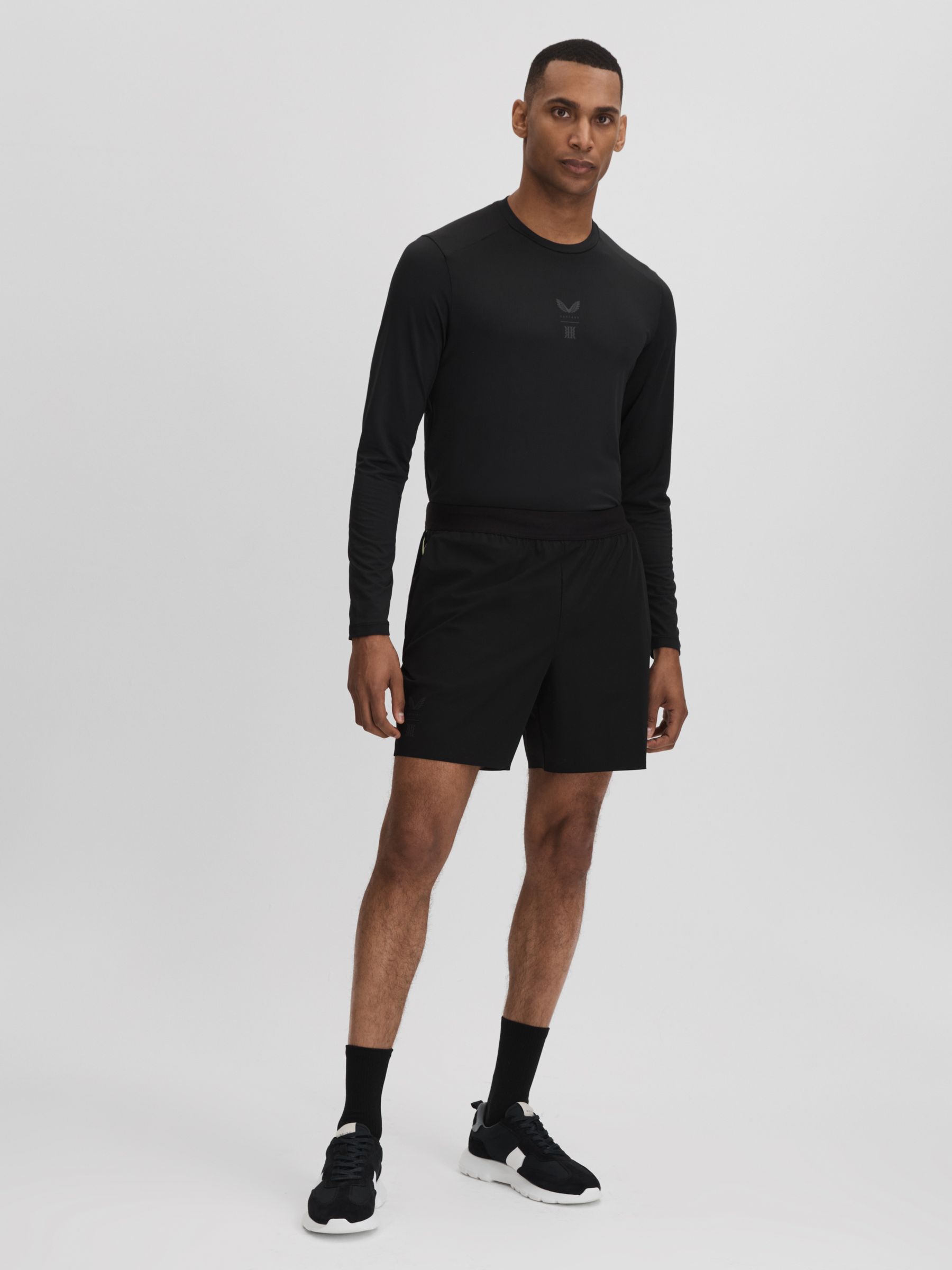 Castore Water Repellent Shorts in Onyx Black - Image 4 of 6