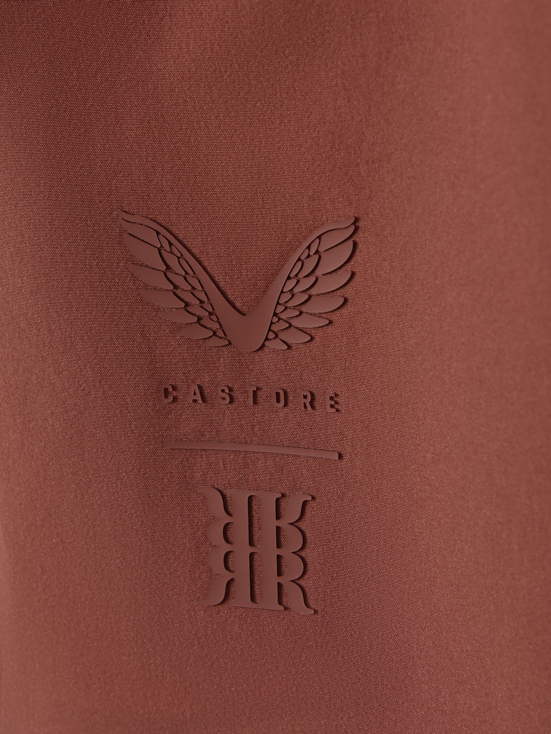 Castore Water Repellent Shorts in Rust - Image 7 of 7