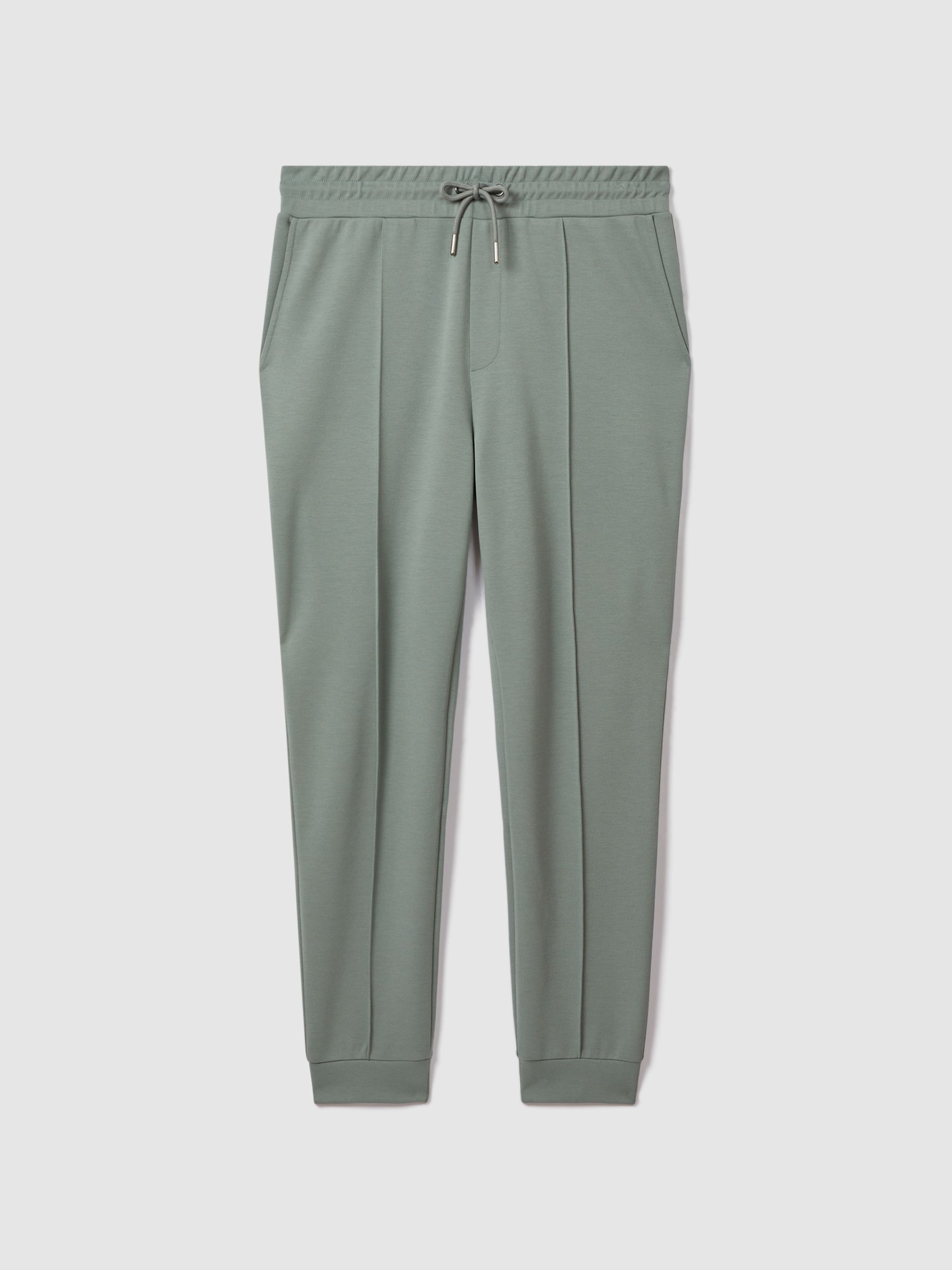Interlock Jersey Joggers in Sage - Image 2 of 6