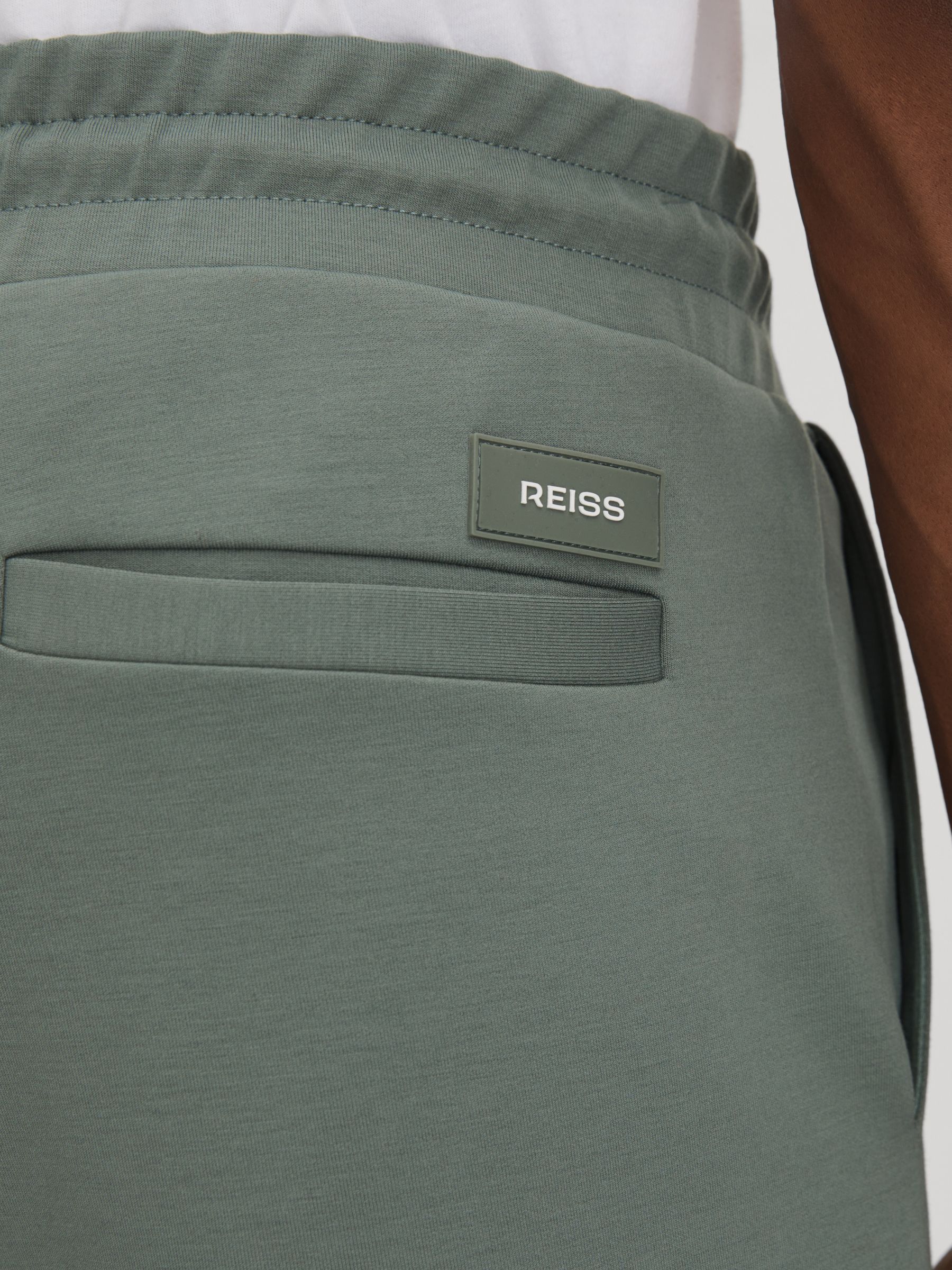 Interlock Jersey Joggers in Sage - Image 4 of 6