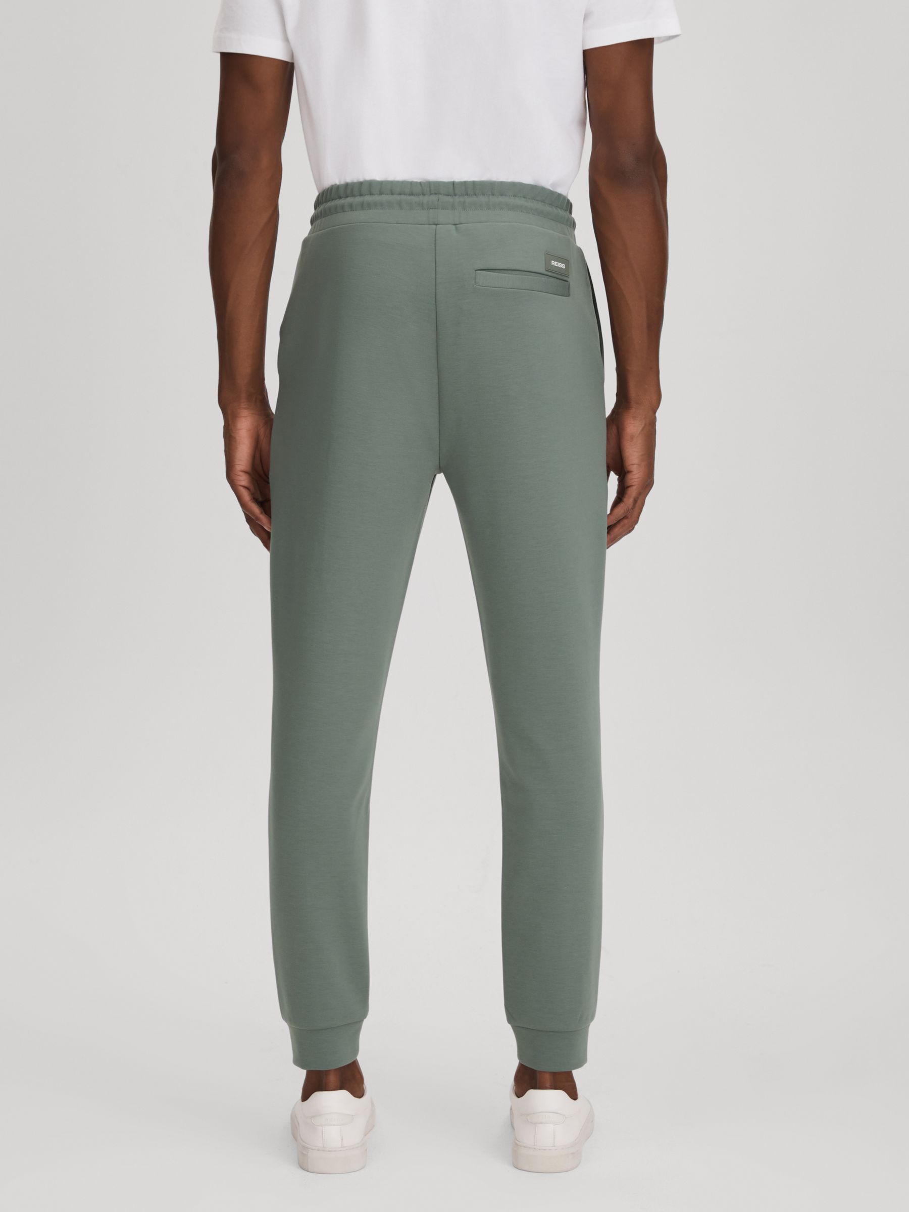Interlock Jersey Joggers in Sage - Image 5 of 6
