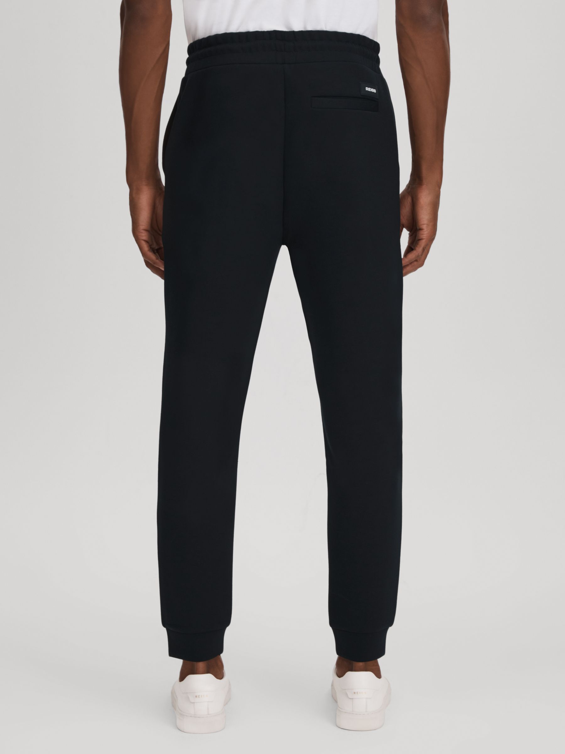 Interlock Jersey Joggers in Navy - Image 5 of 7