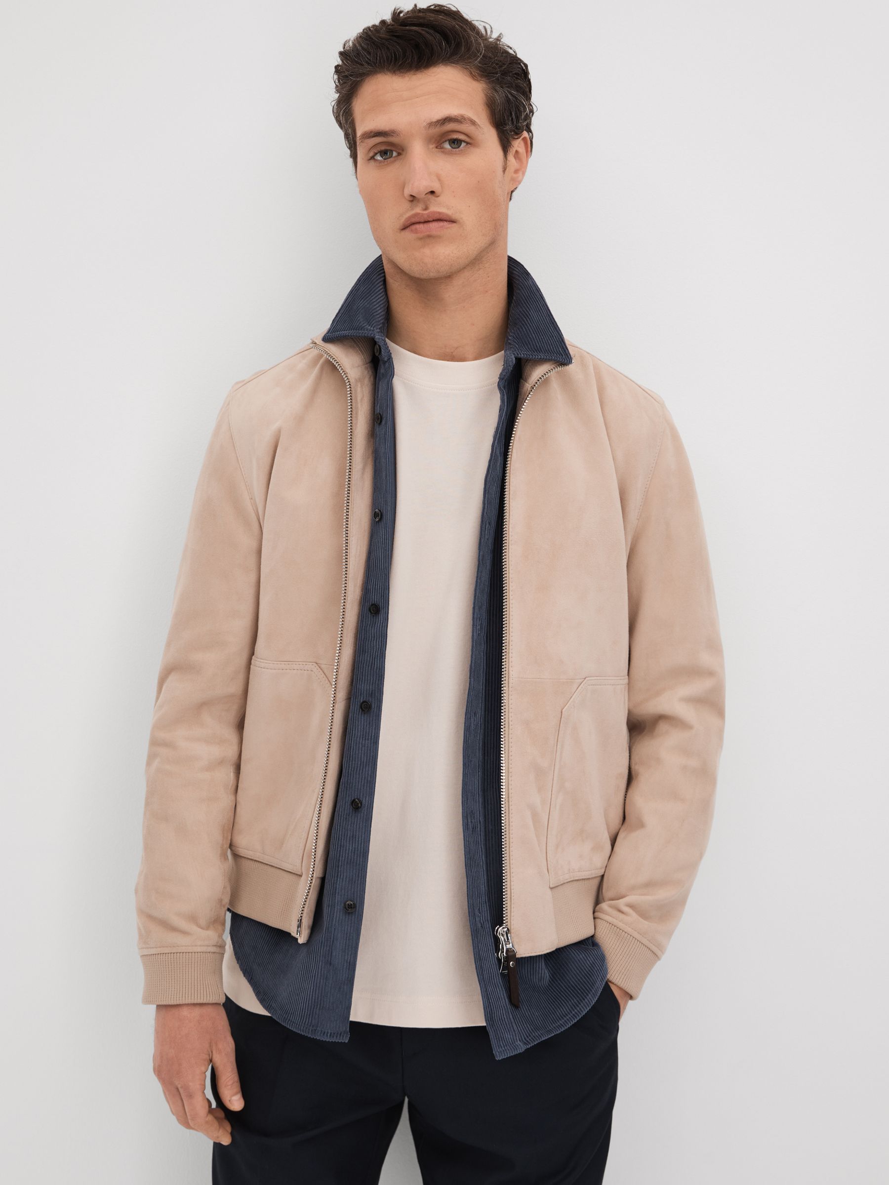 Cotton Motif T-Shirt in Ecru/Blue - Image 4 of 6