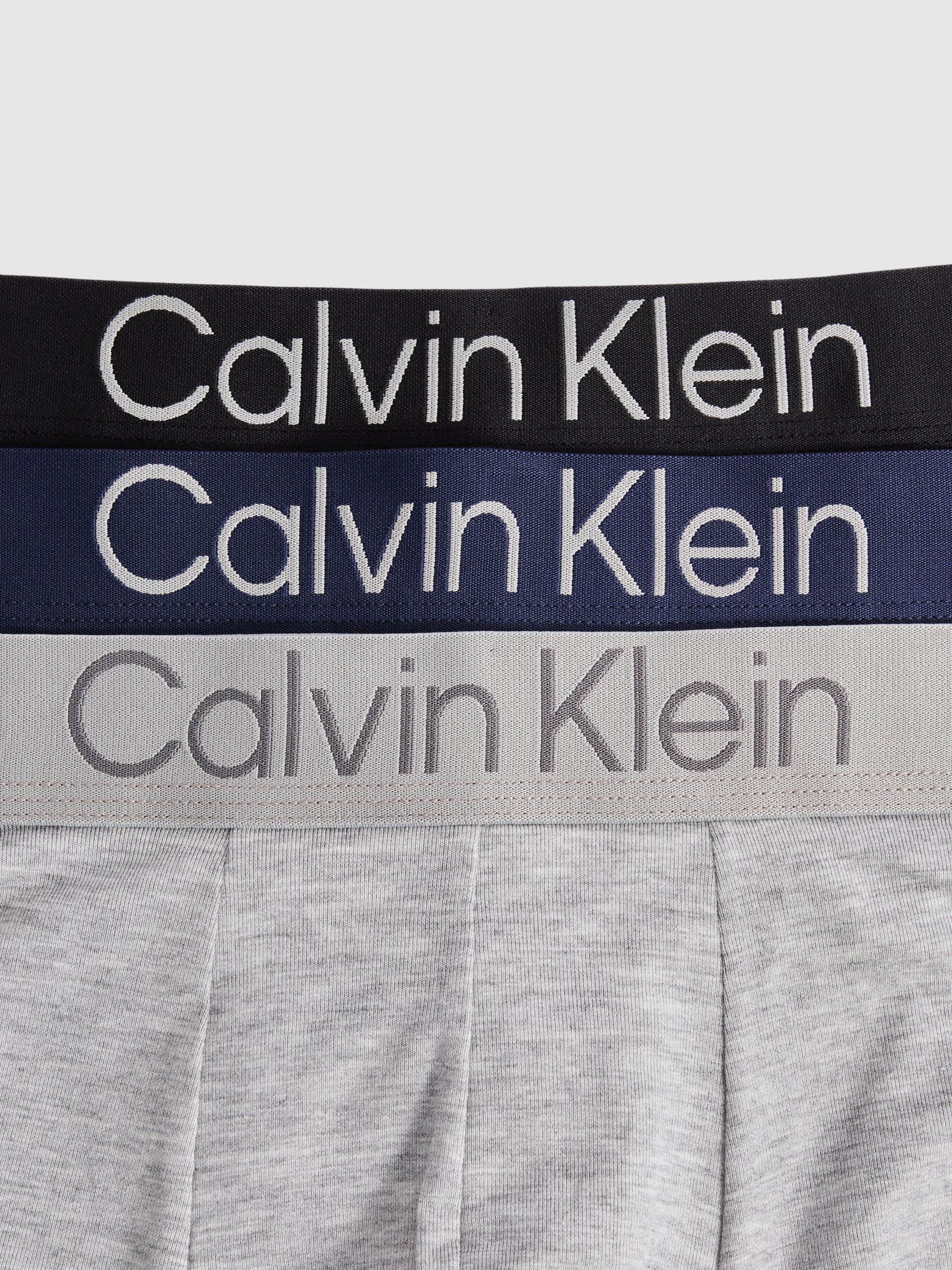 Calvin Klein Underwear 3 Pack Trunks in Multi - Image 2 of 2