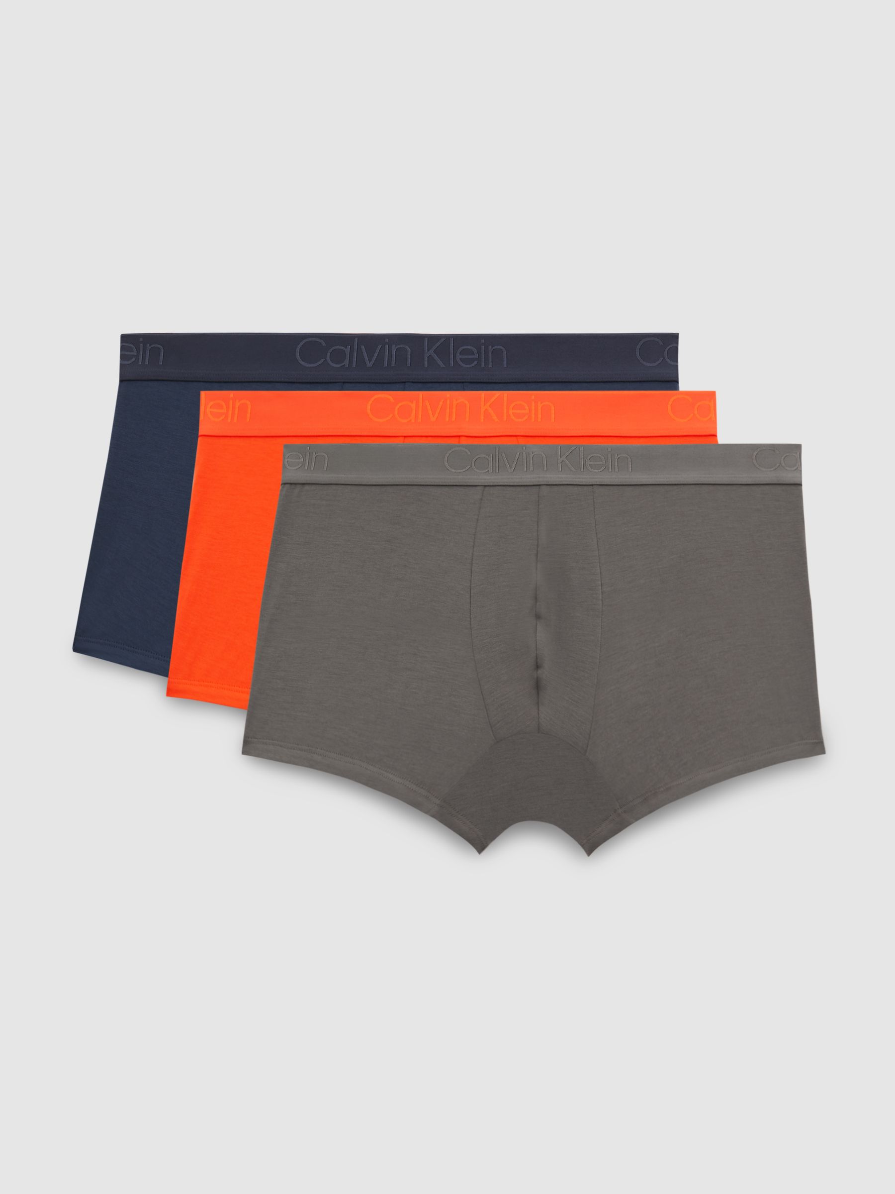 Calvin Klein Underwear Three Pack Low Rise Trunks in Multi - Image 1 of 2