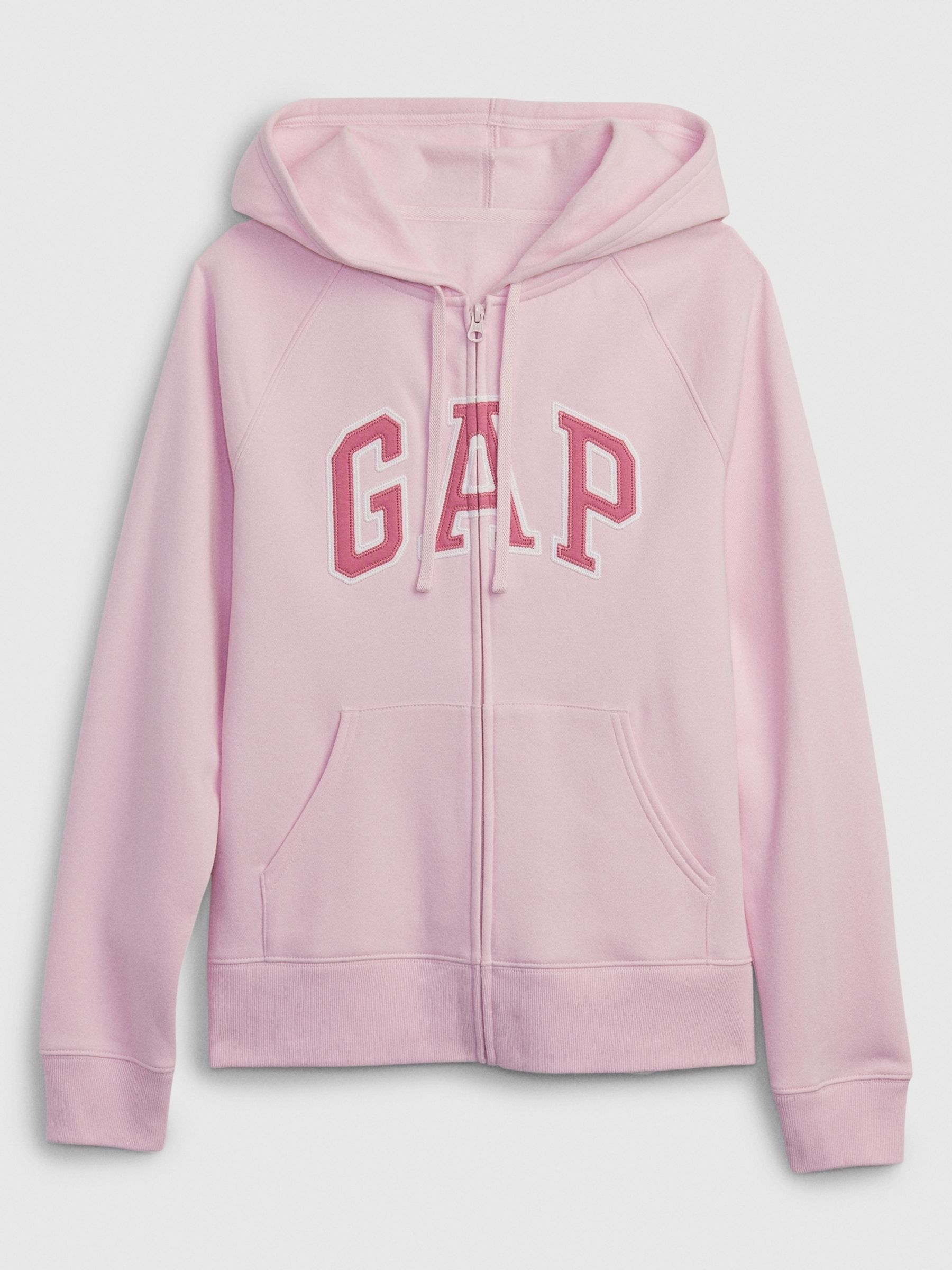 Pink Logo Zip Up Hoodie - Image 3 of 4