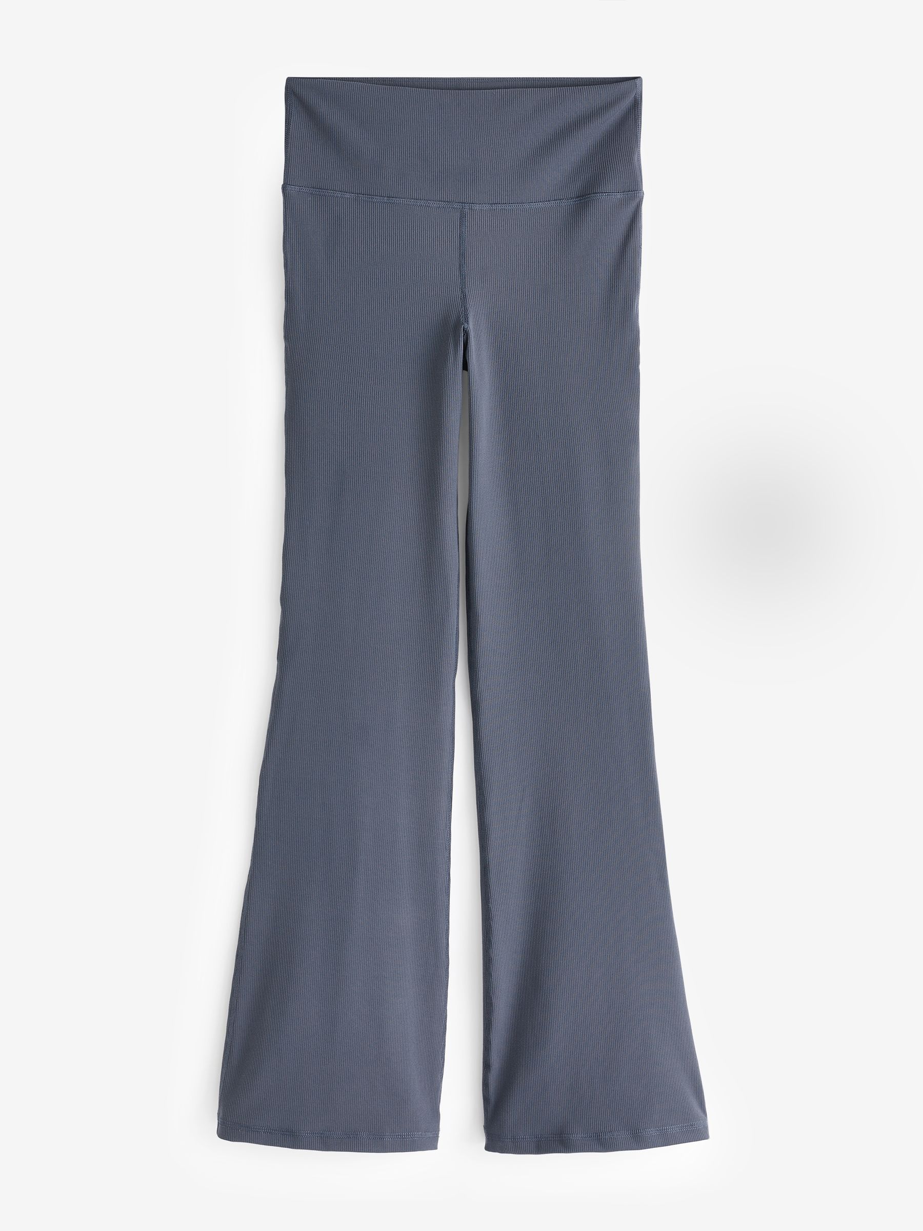 Grey High Waisted Power Stretch Yoga Leggings - Image 3 of 7