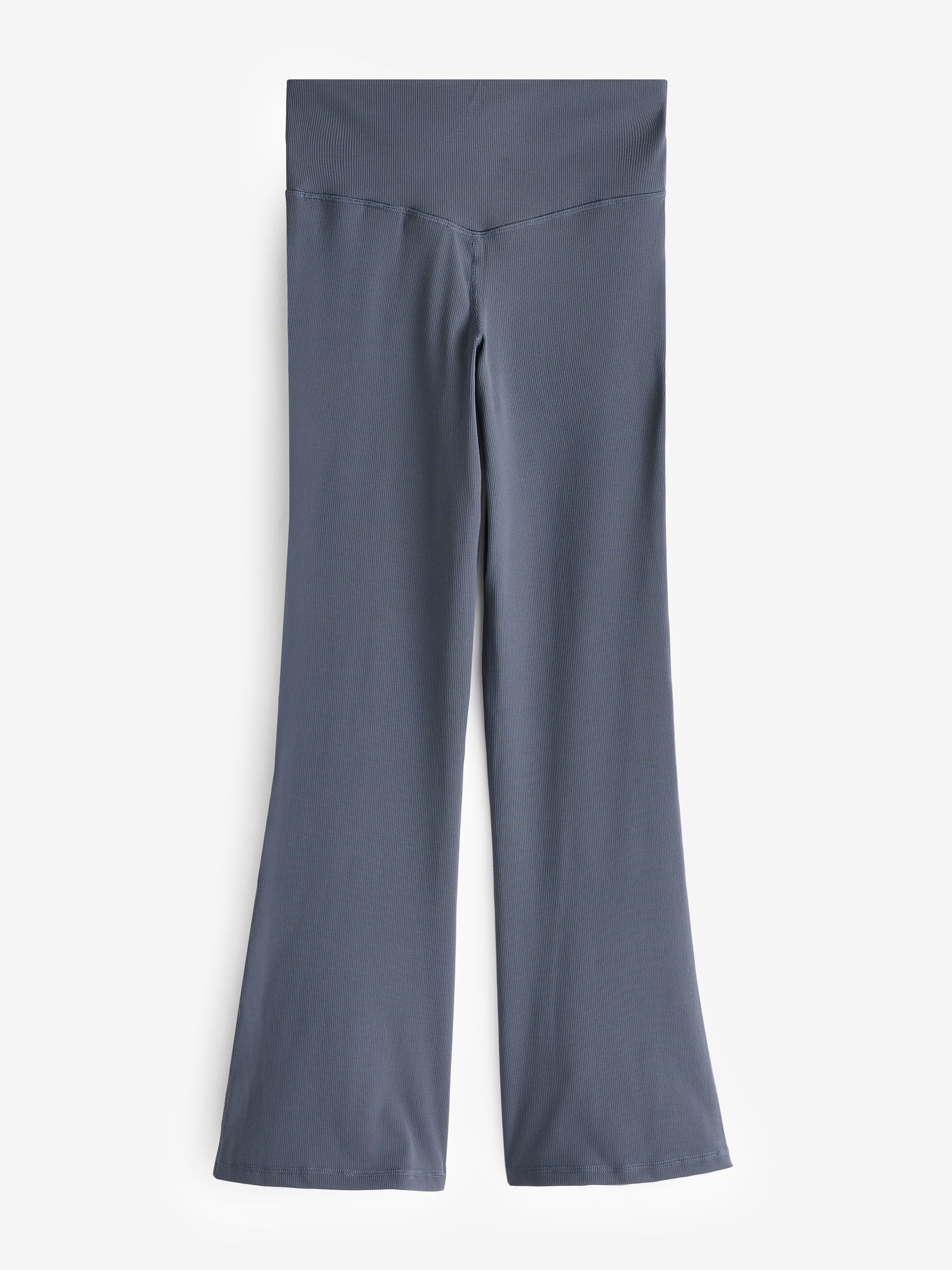 Grey High Waisted Power Stretch Yoga Leggings - Image 4 of 7