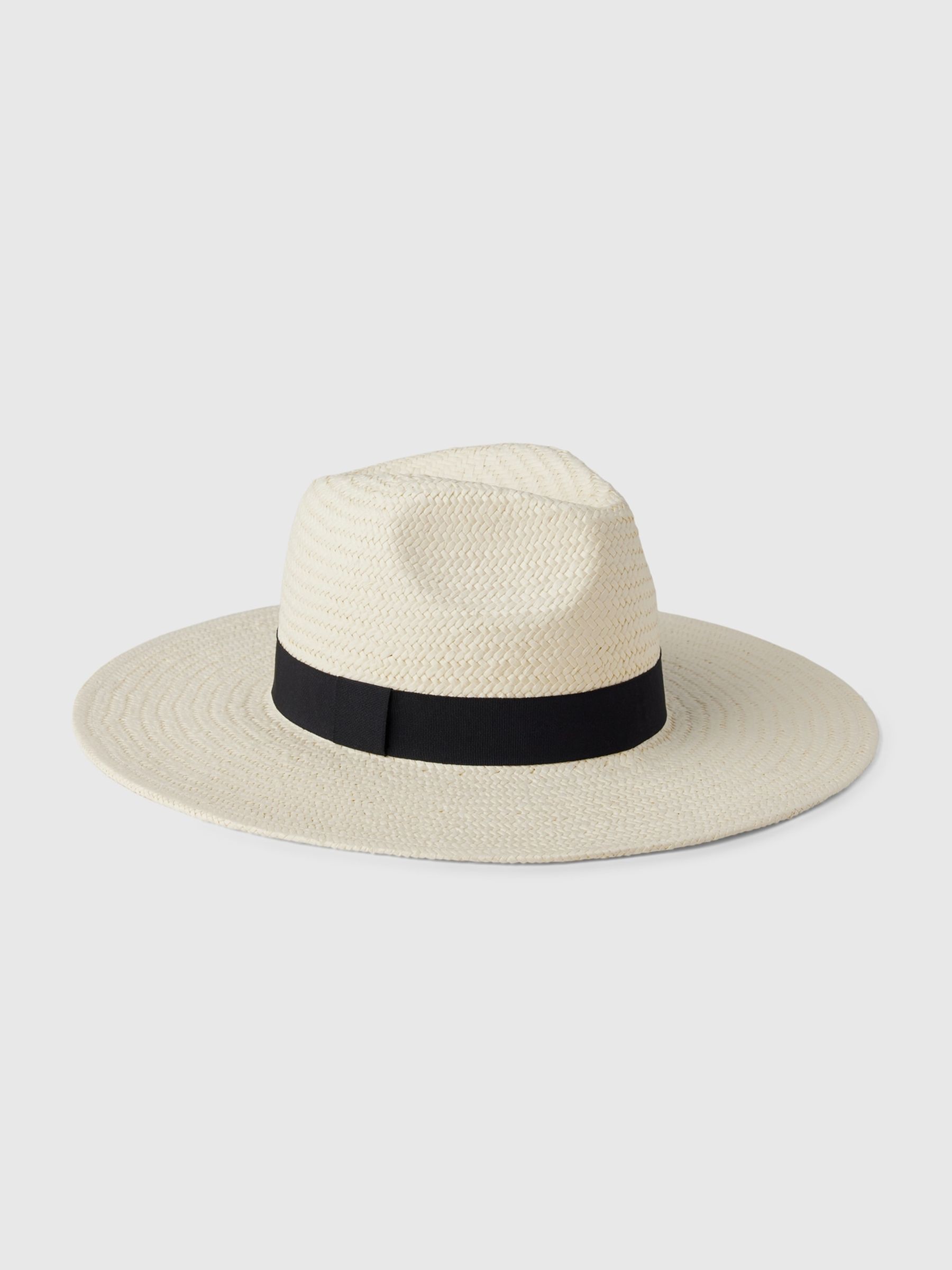 Beige Adults Straw Panama Hat - Image 1 of 1