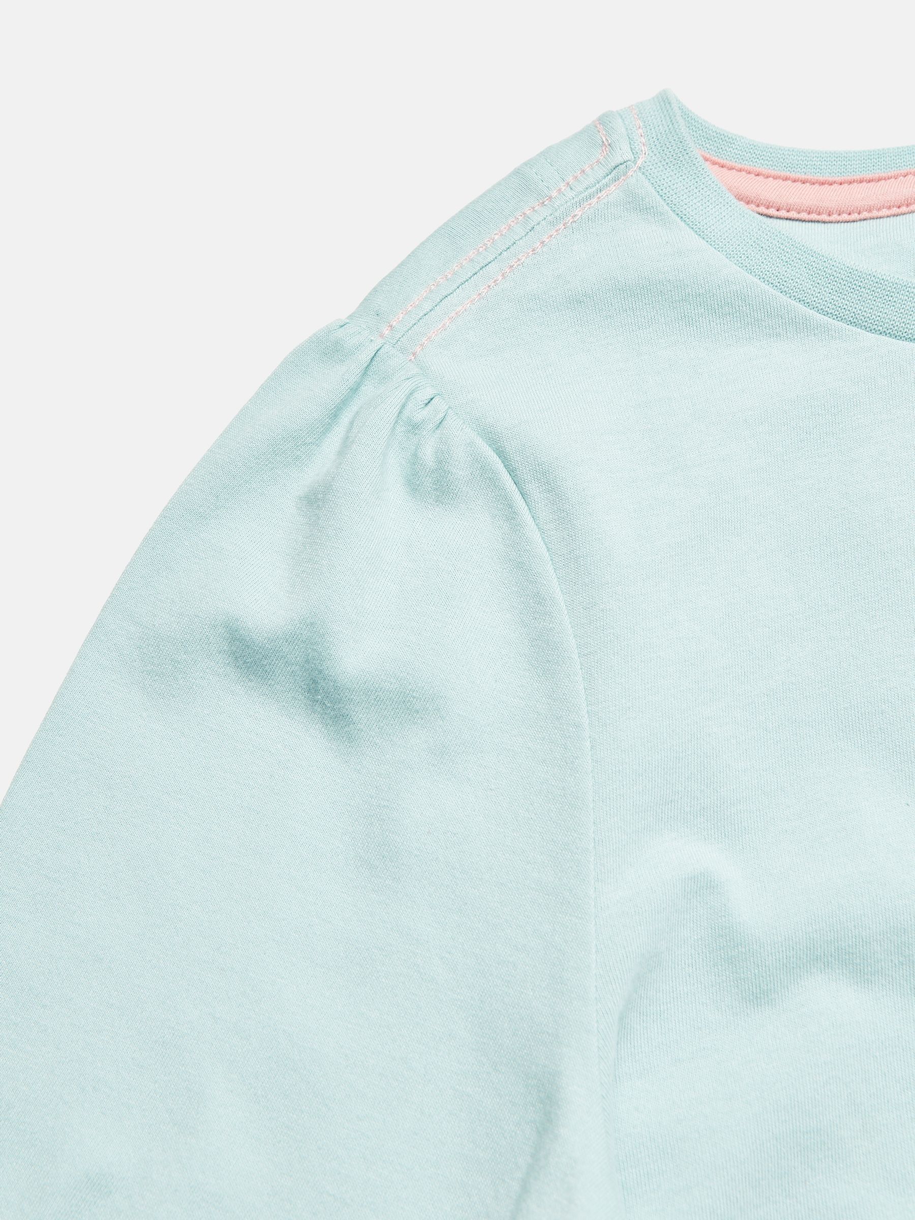 Girls' Ava Mint Green Artwork T-Shirt - Image 4 of 6