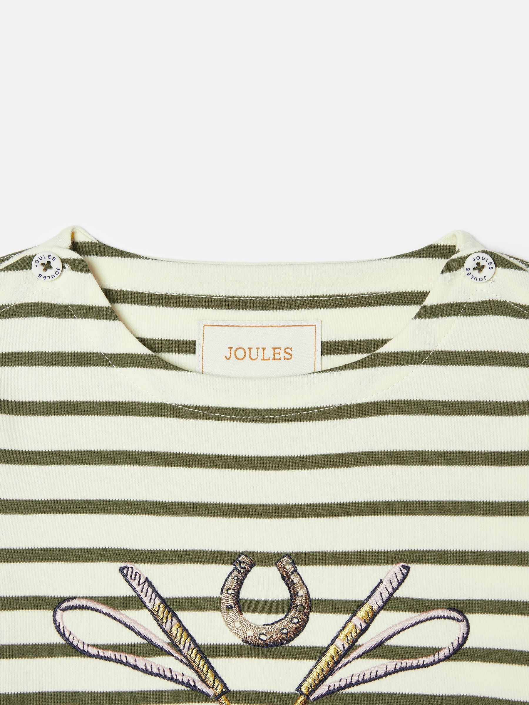 Girls' Harbour Khaki Green Long Sleeve Jersey Top - Image 3 of 5