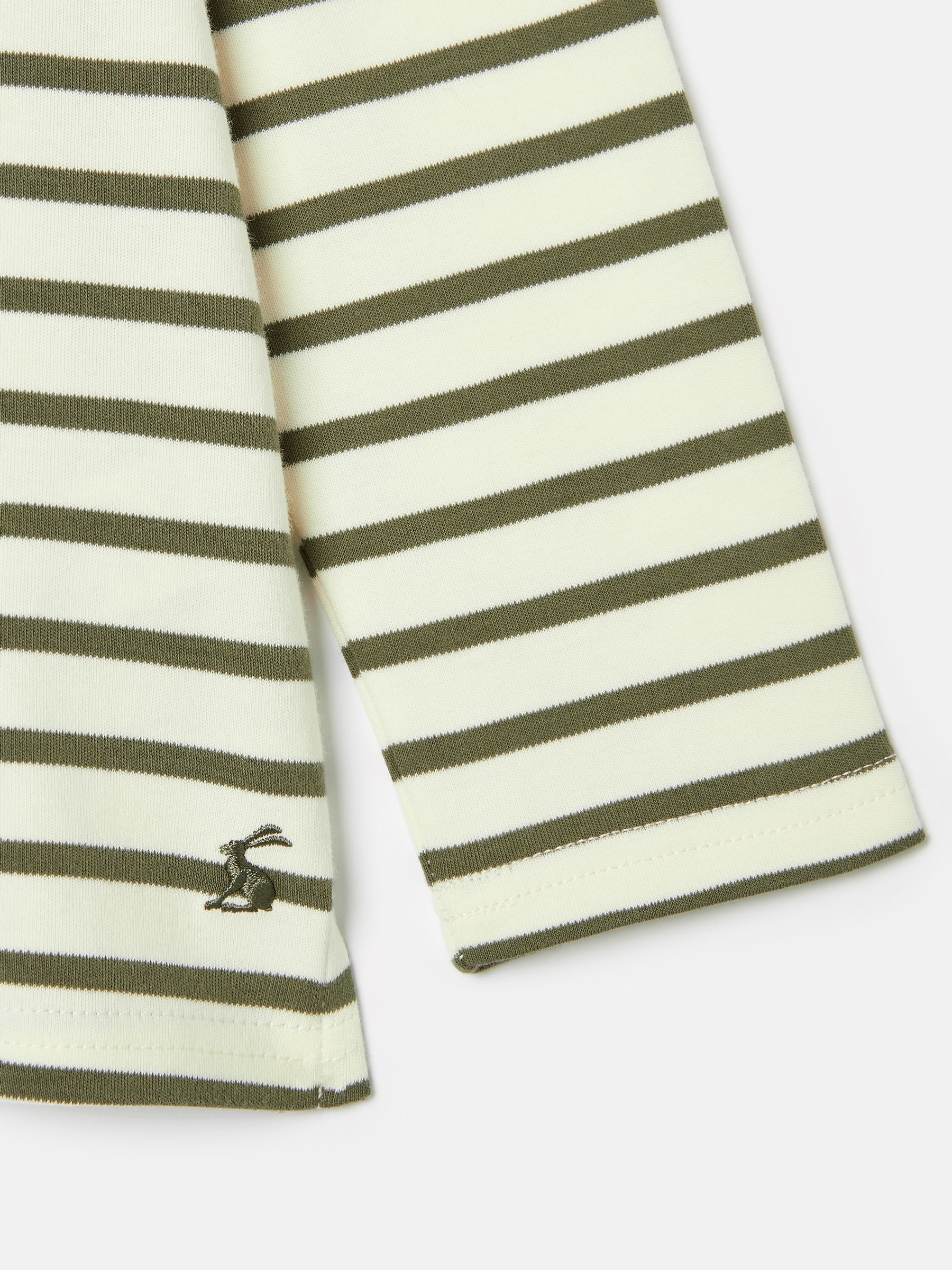 Girls' Harbour Khaki Green Long Sleeve Jersey Top - Image 4 of 5