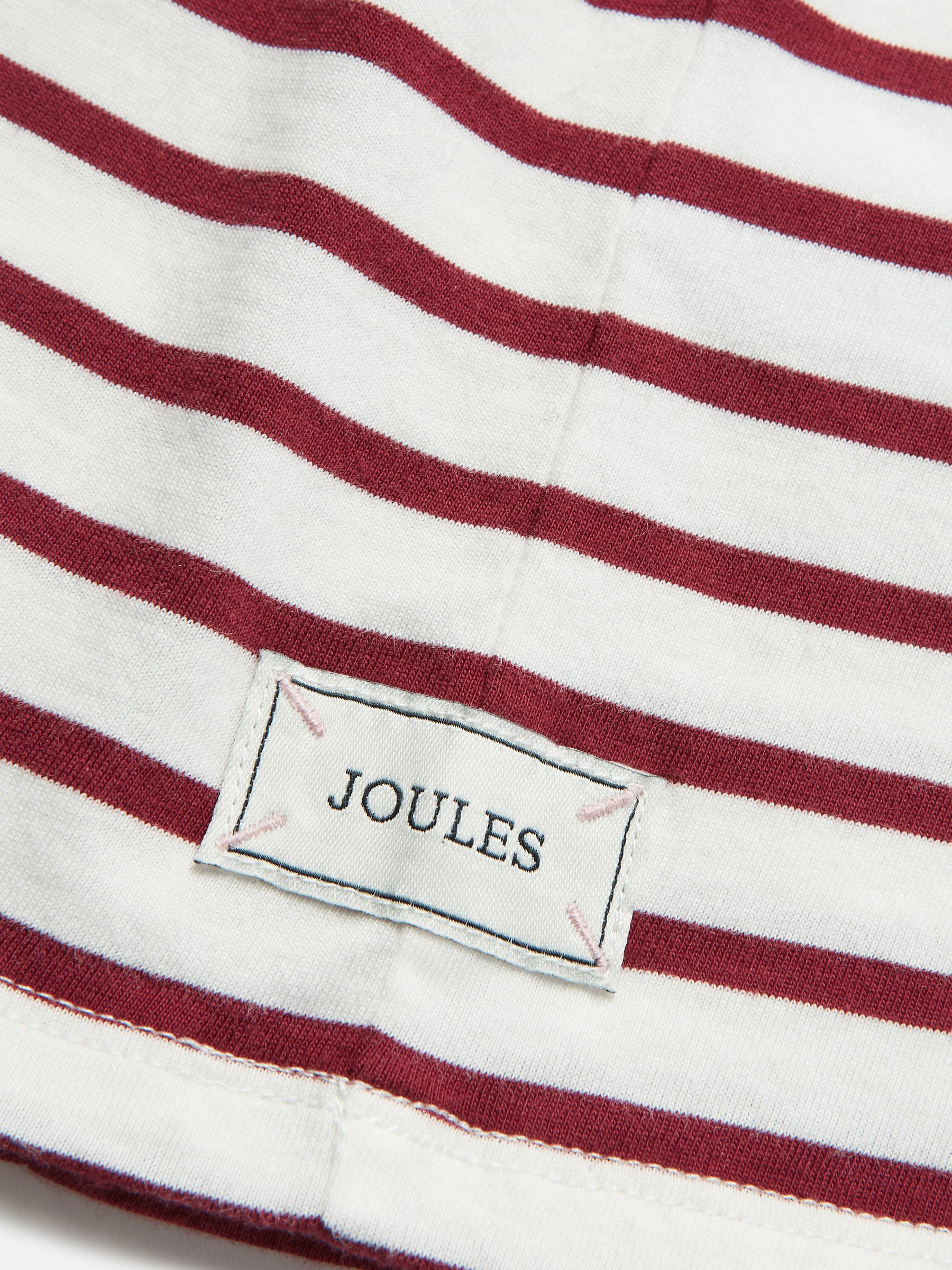 Girls' Ava Berry Red Stripe Artwork T-Shirt - Image 5 of 6