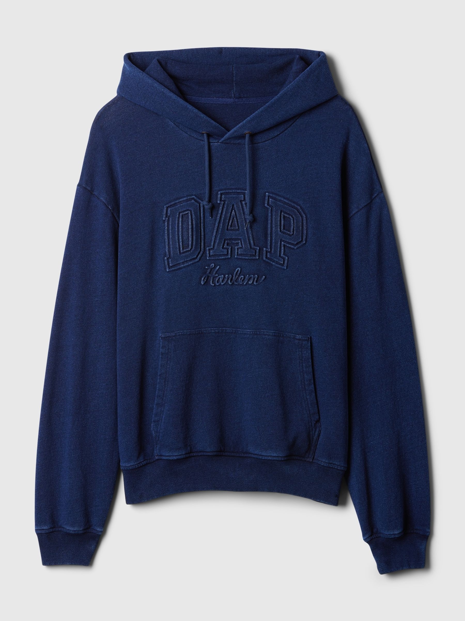 Navy/Blue Dapper Dan Denim Logo Hoodie - Image 5 of 5