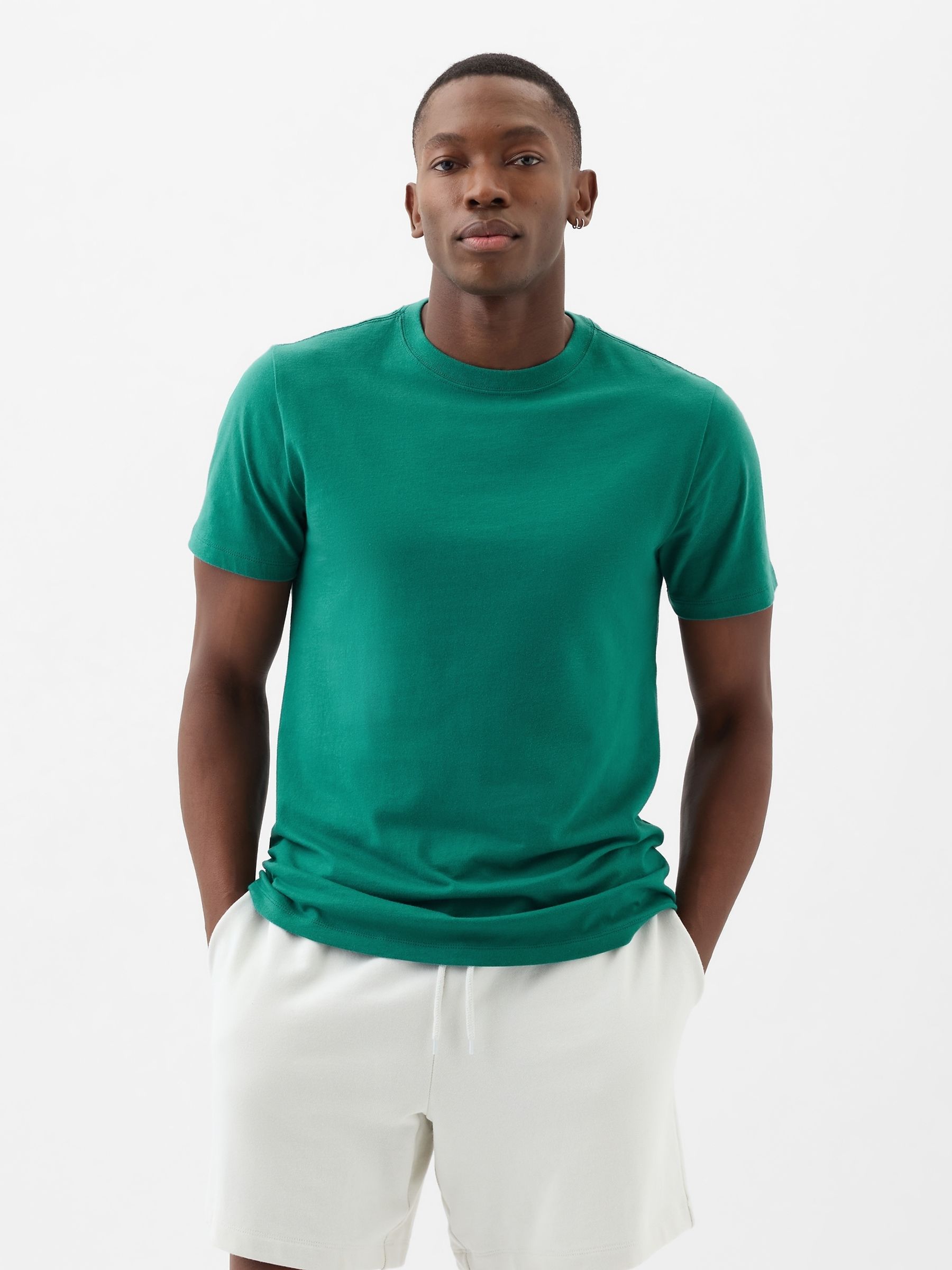 Green Everyday Soft Short Sleeve Crew Neck T-Shirt - Image 1 of 1