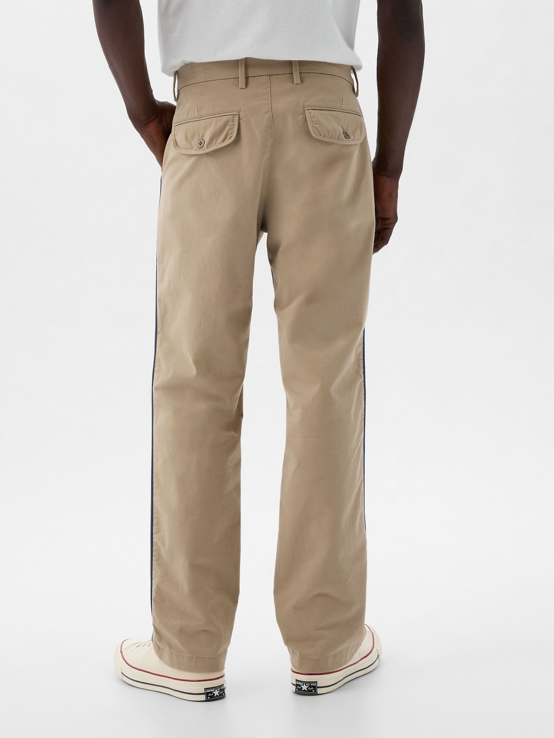 Beige Dapper Dan '90s Loose Chinos - Image 2 of 5