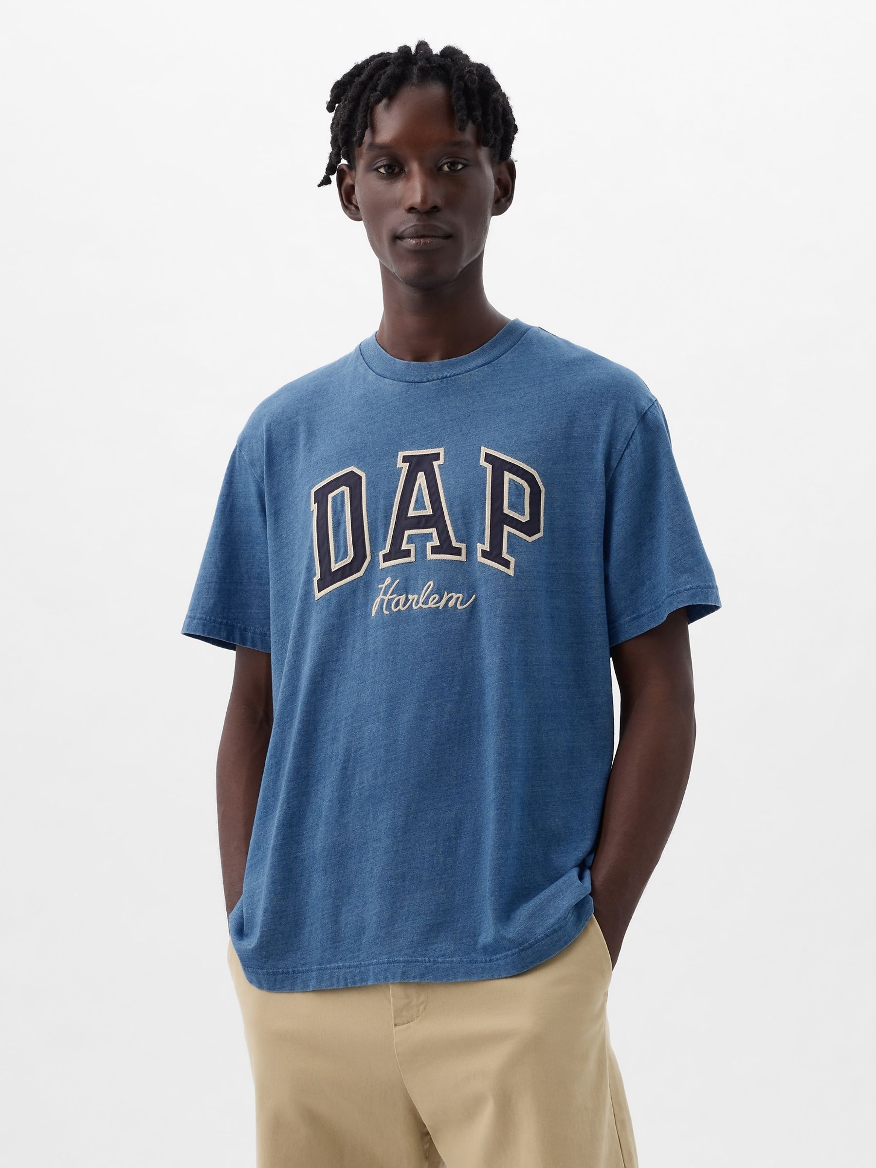 Blue Dapper Dan Logo T-Shirt - Image 1 of 1