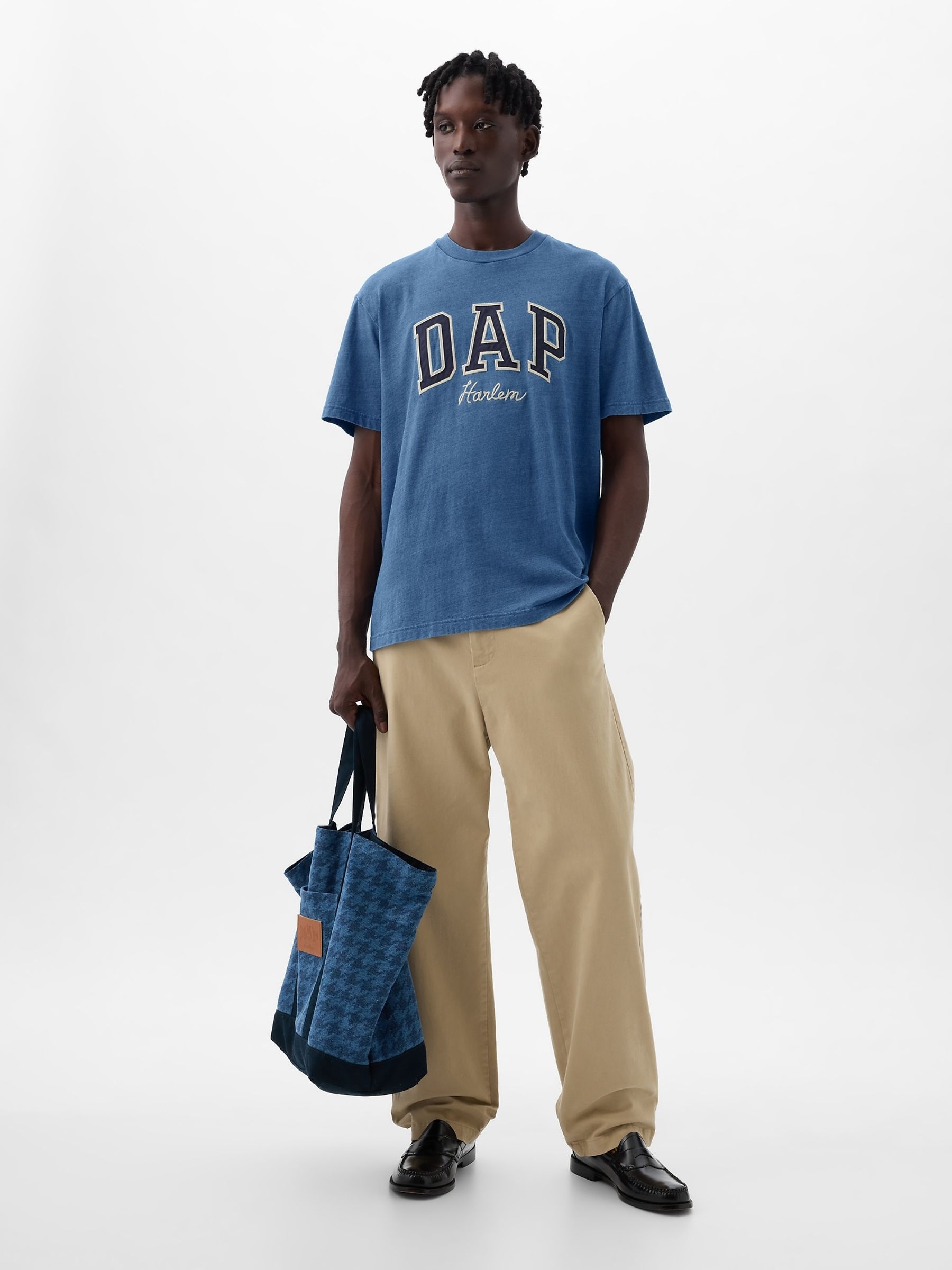 Blue Dapper Dan Logo T-Shirt - Image 3 of 5
