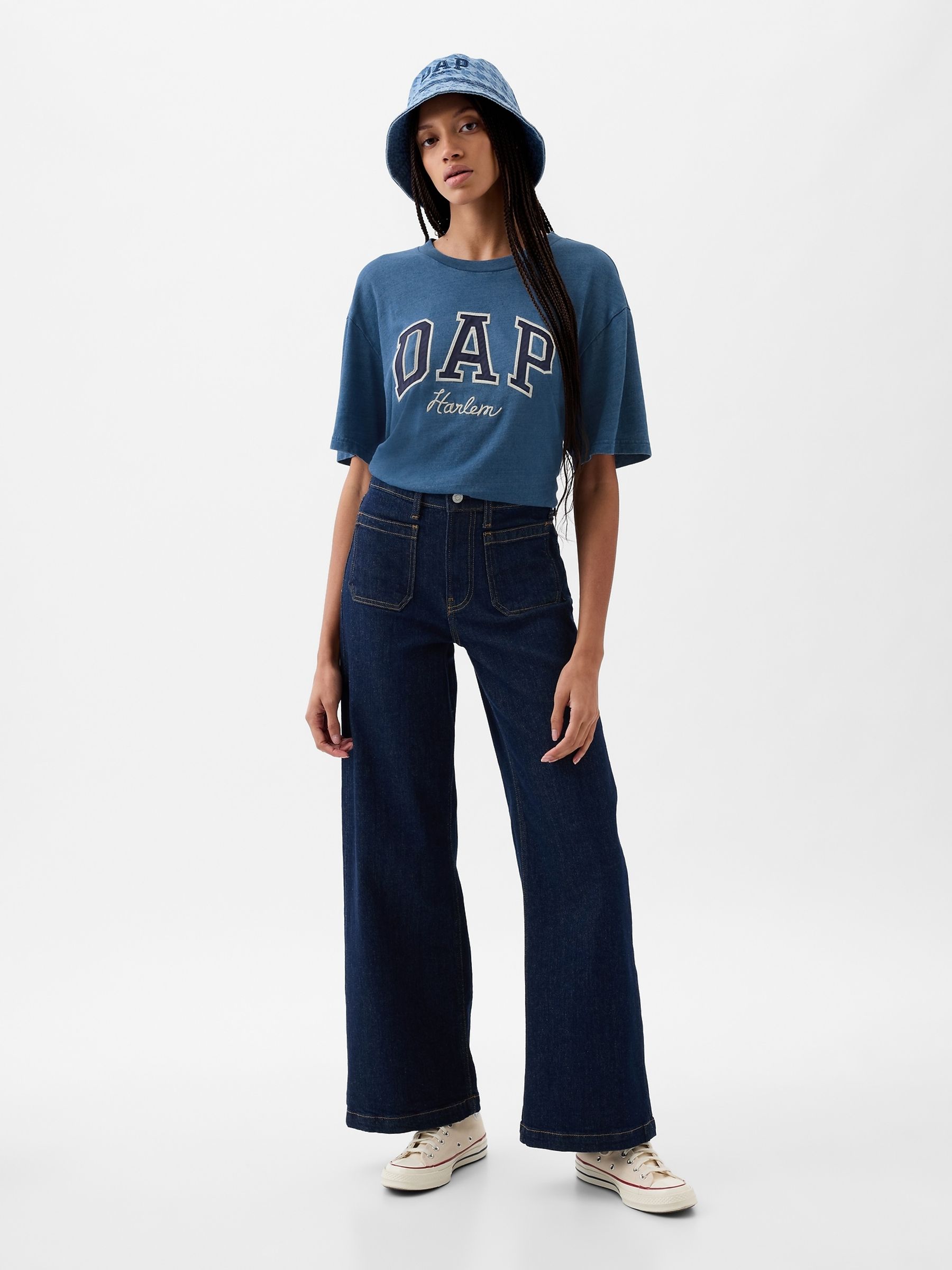 Blue Dapper Dan Logo T-Shirt - Image 4 of 5