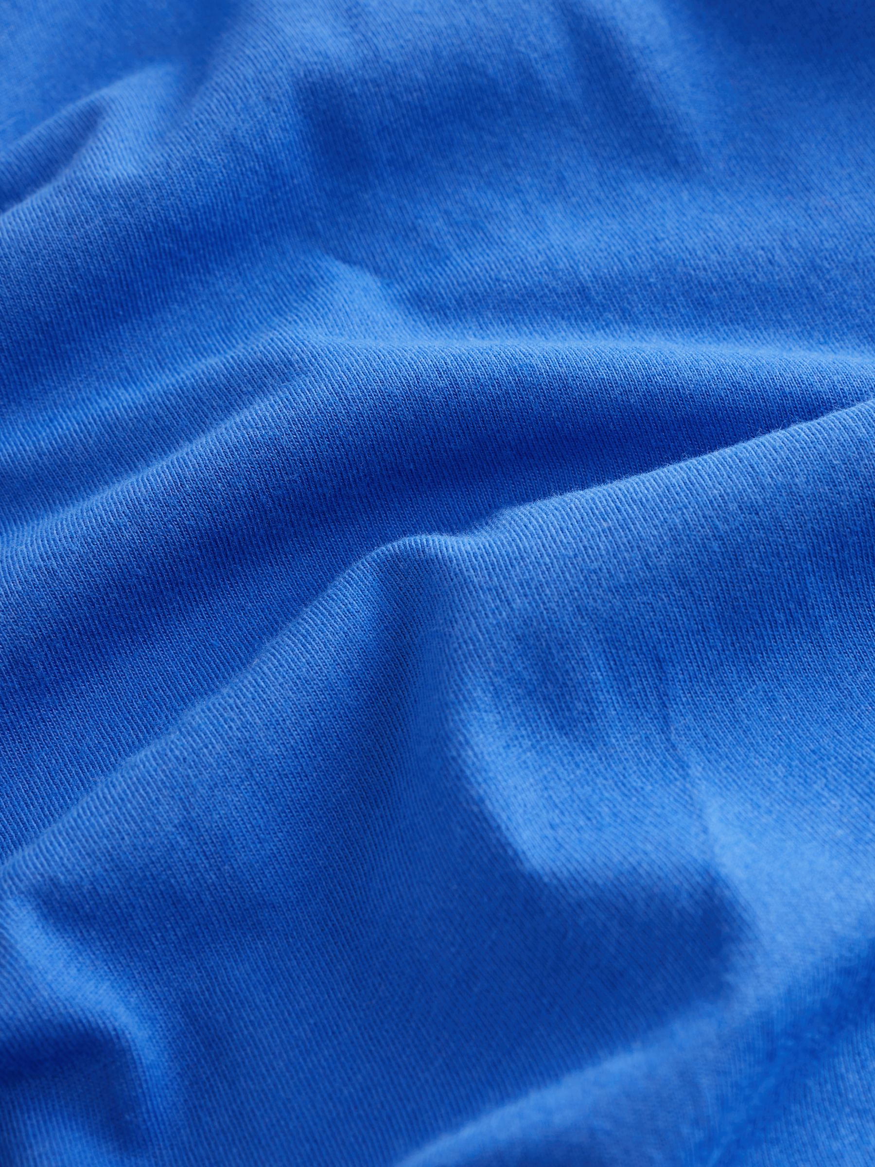 Blue Everyday Soft Crew Neck Short Sleeve T-Shirt - Image 5 of 5