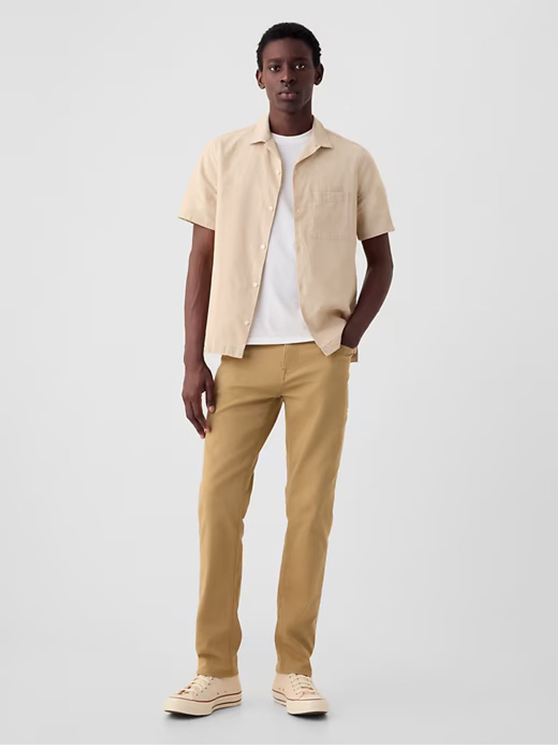 Tan Brown Everyday Slim Fit Jeans - Image 1 of 5