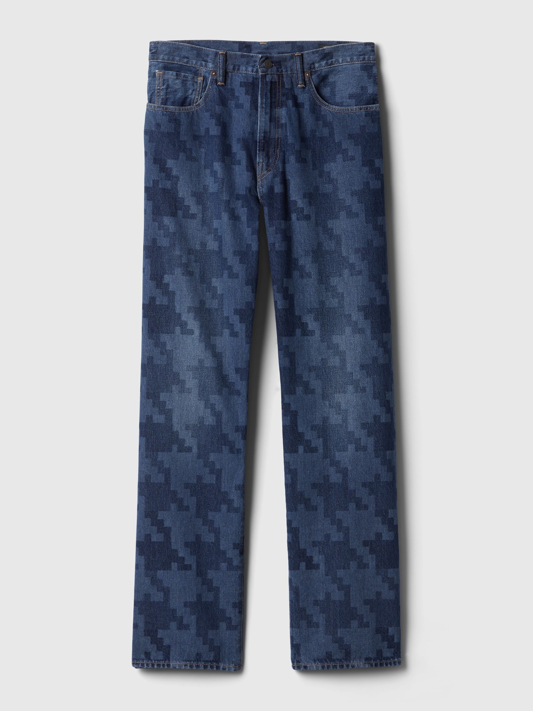 Dark Indigo Blue Dapper Dan 90s Organic Cotton Loose Jeans - Image 6 of 7