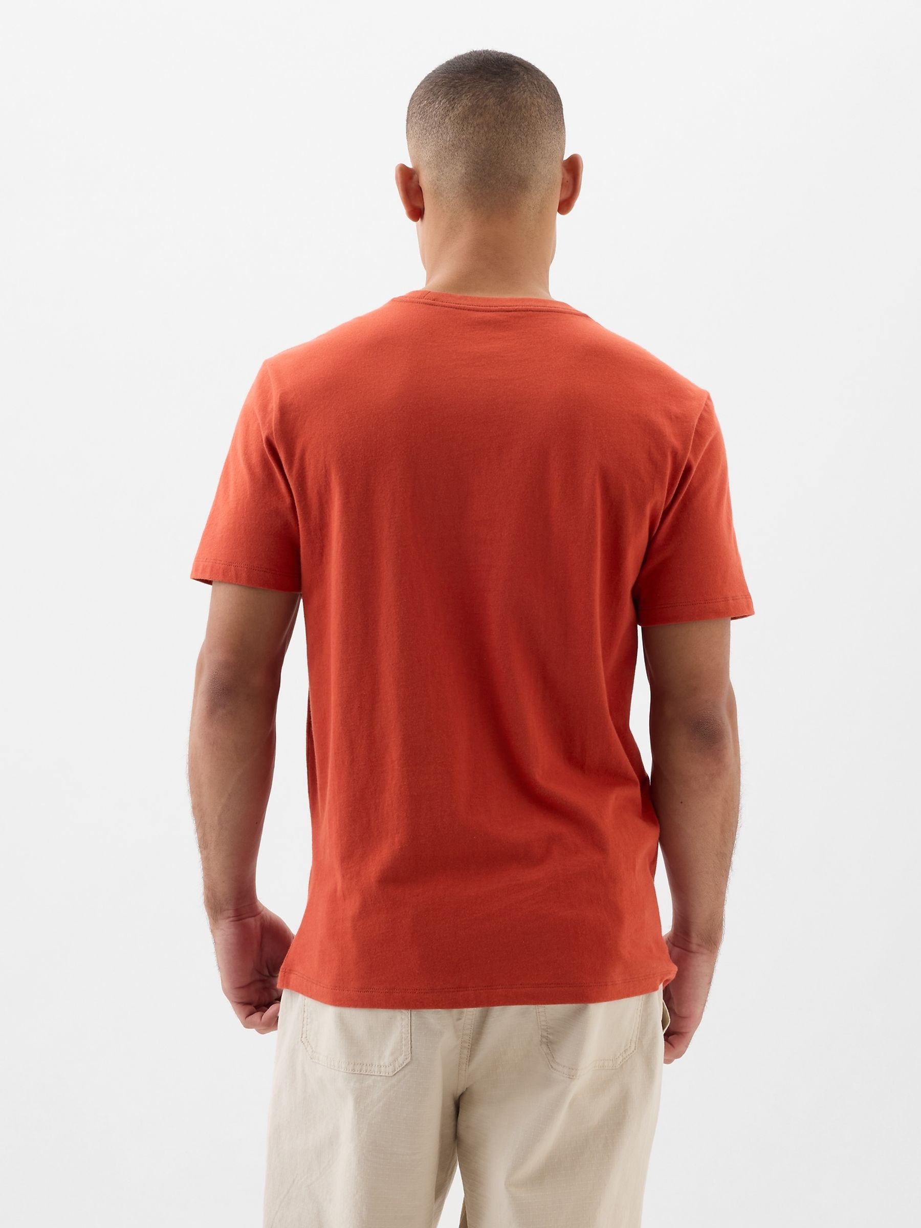 Red Everyday Soft Crew Neck Short Sleeve T-Shirt - Image 2 of 6