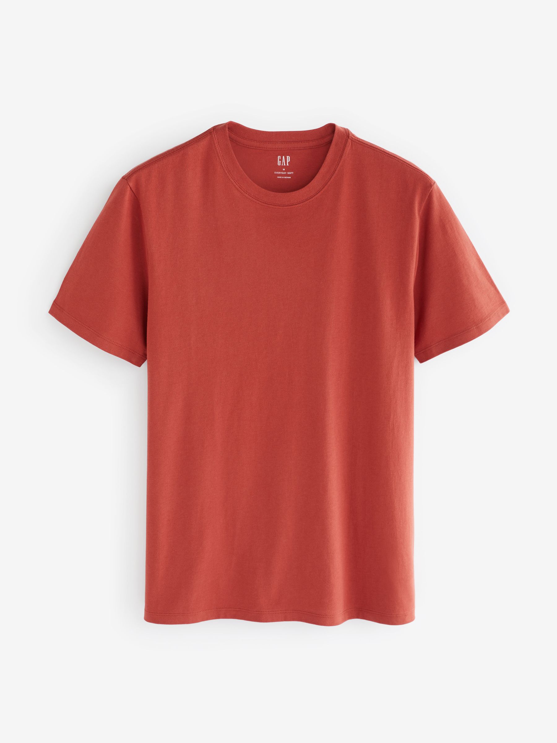 Red Everyday Soft Crew Neck Short Sleeve T-Shirt - Image 3 of 6