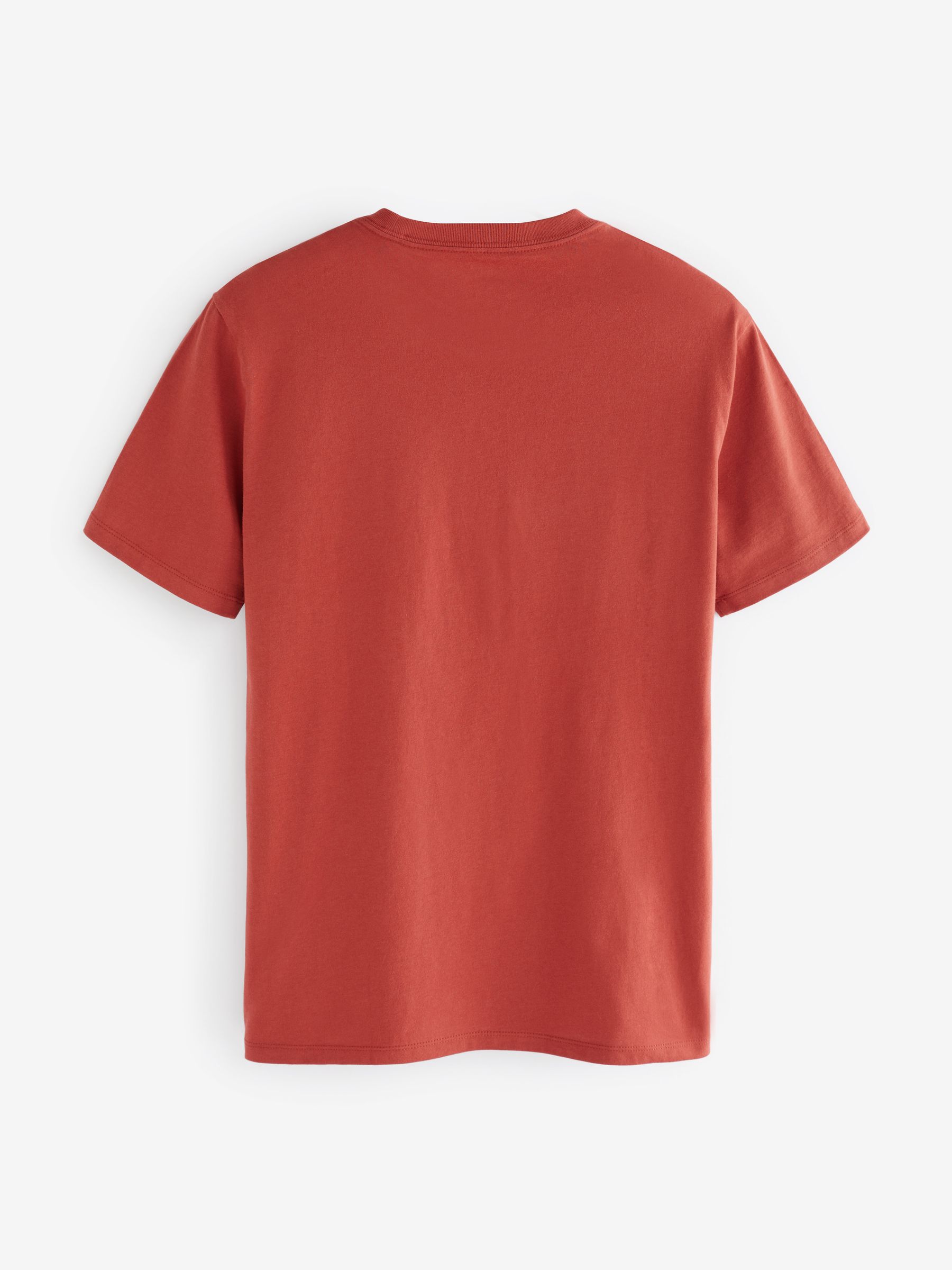 Red Everyday Soft Crew Neck Short Sleeve T-Shirt - Image 4 of 6